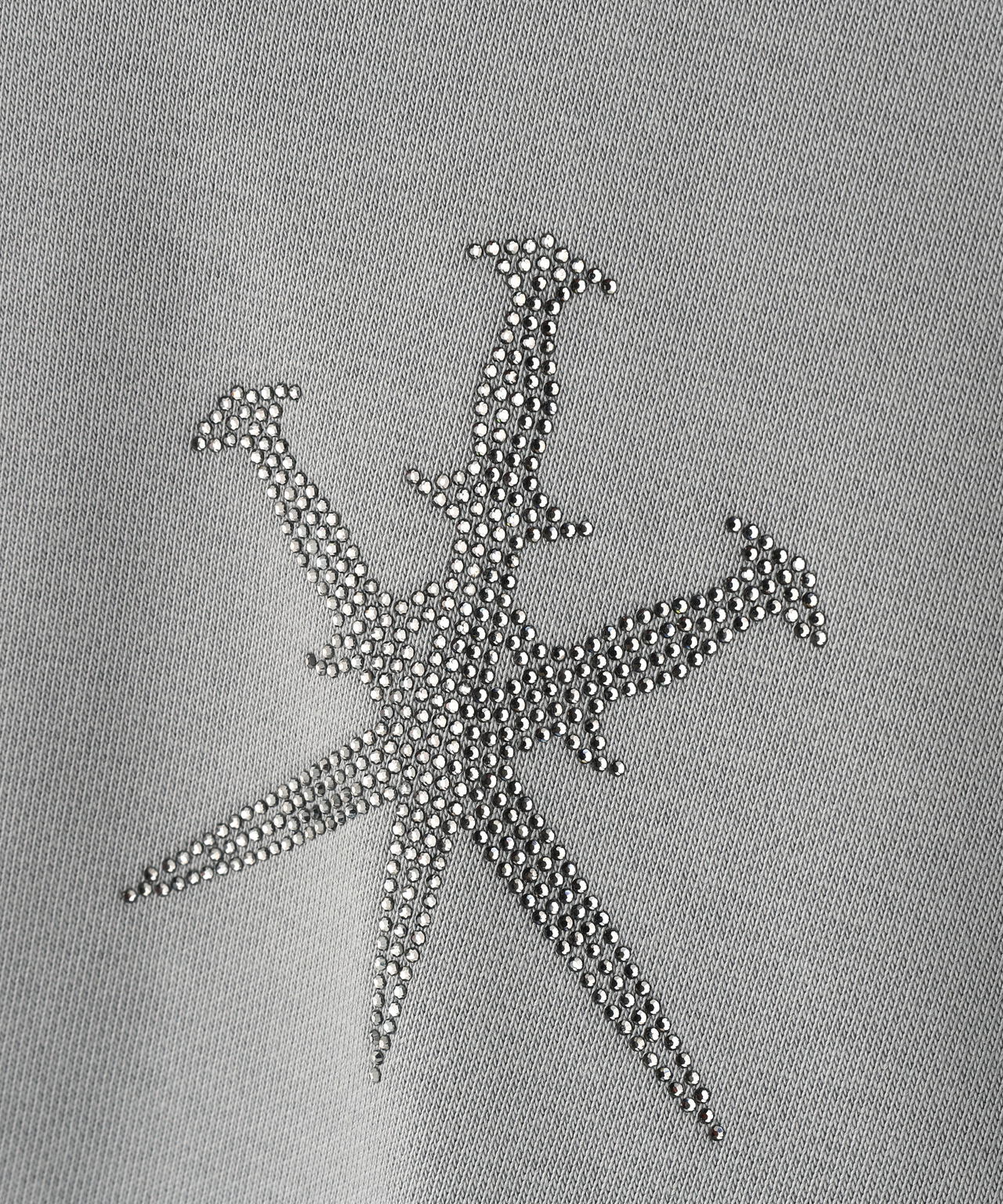 UNKNOWNLONDON/アンノウンロンドン/Dagger Cross Rhinestone Zip Hoodie