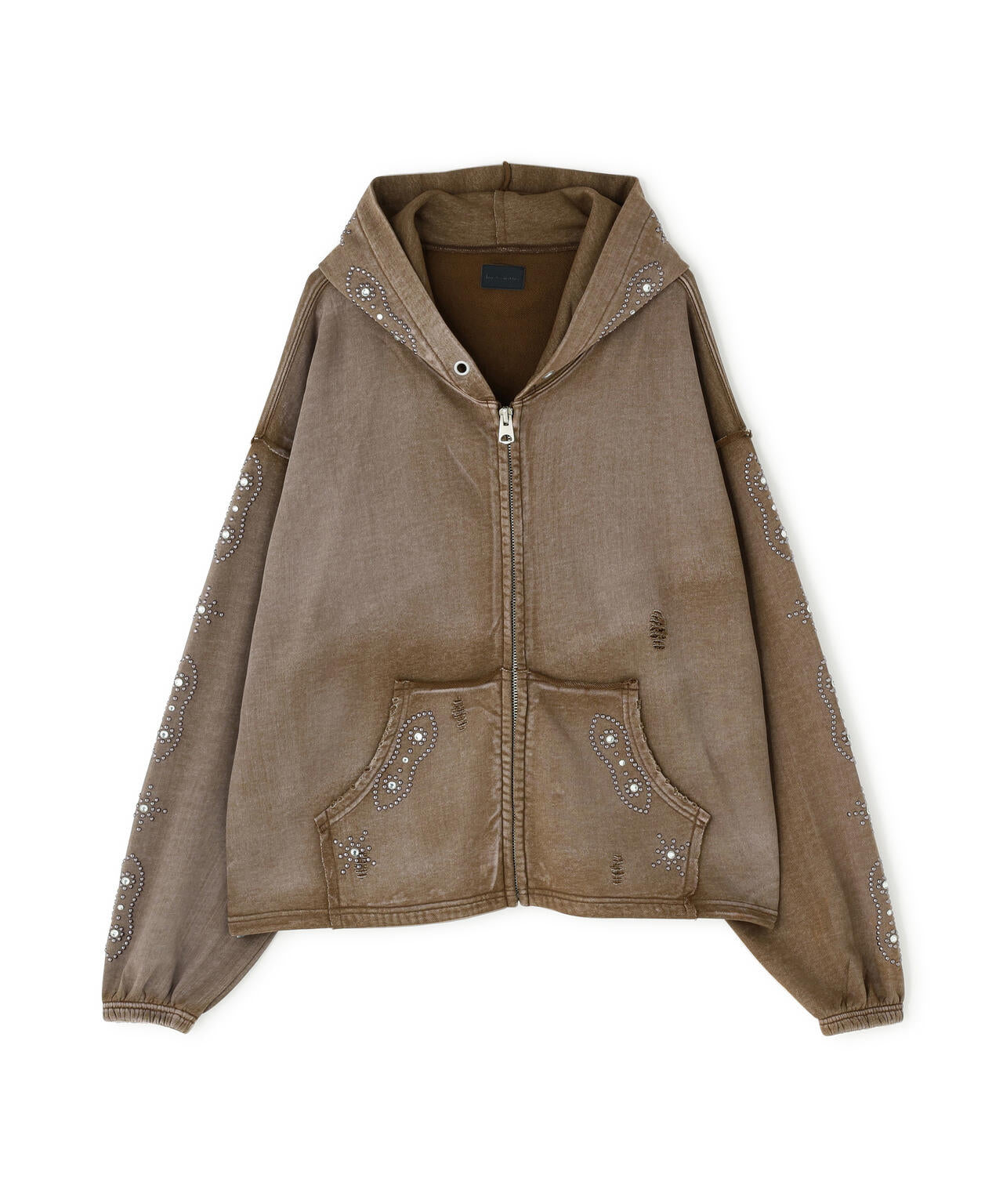 DankeSchon/ダンケシェーン/STUDS SWEAT ZIP HOODIE | L.H.P