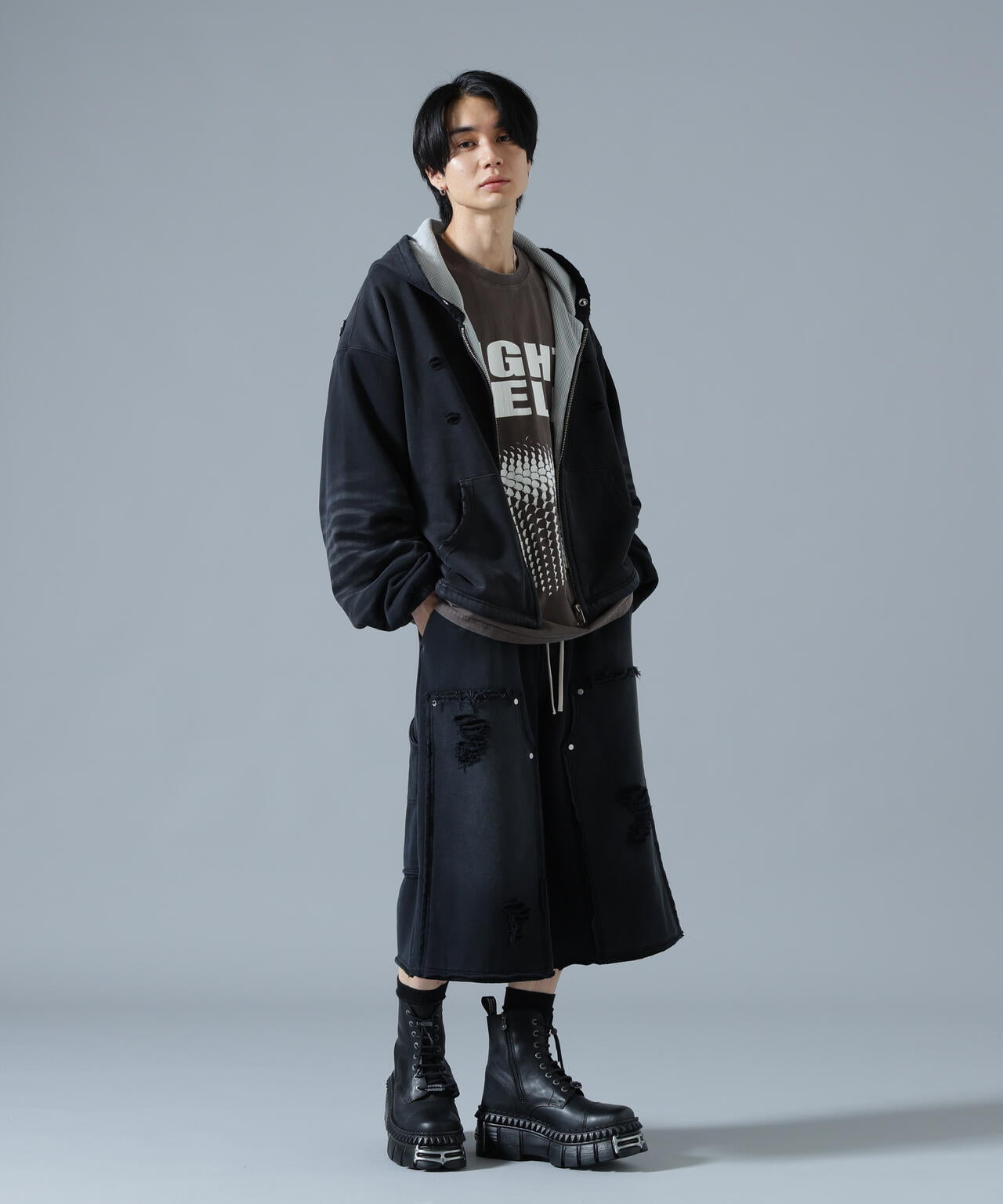 DankeSchon/ダンケシェーン/SULFUR SWEAT THERMAL ZIP HOODIE | L.H.P