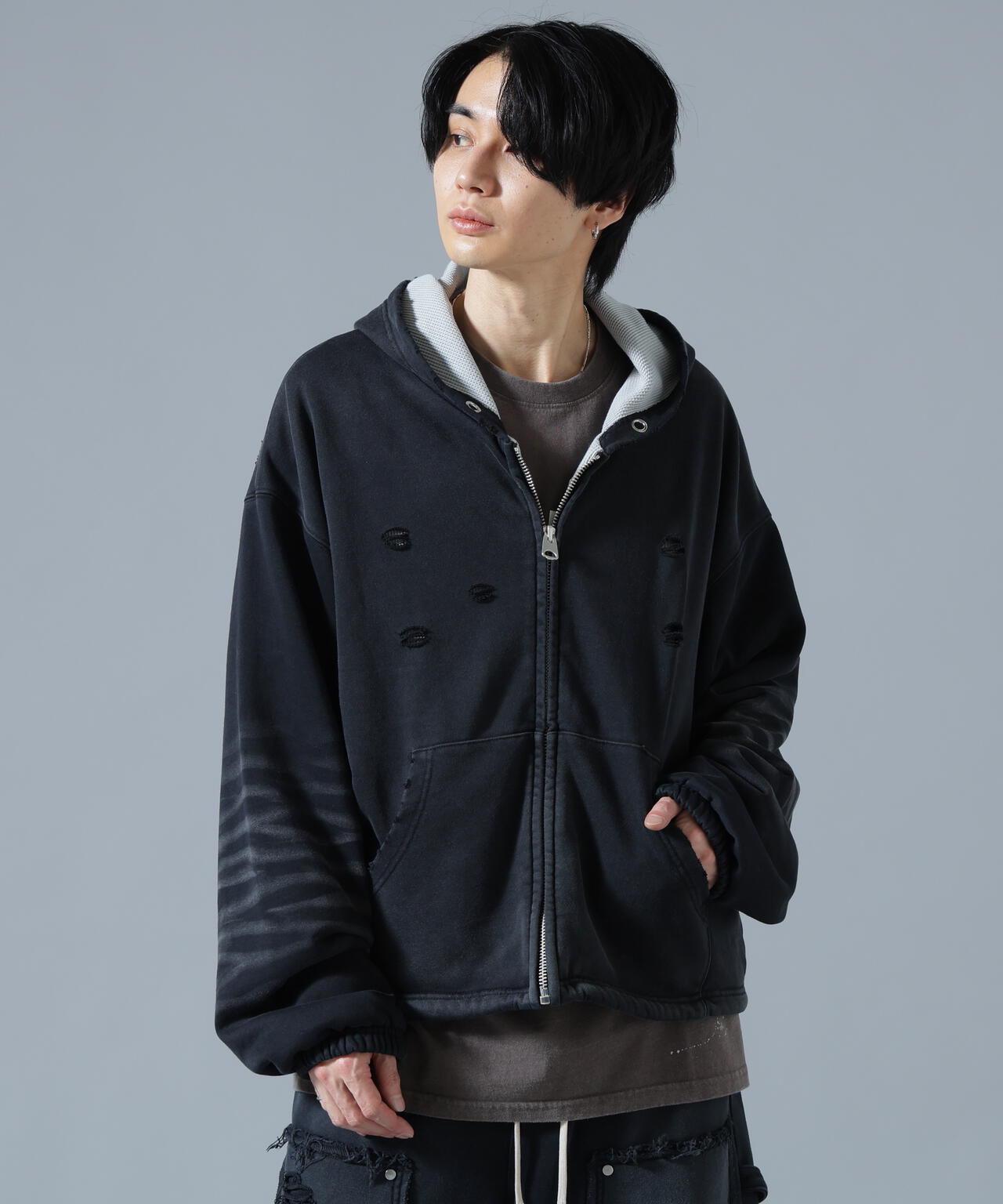 DankeSchon/ダンケシェーン/SULFUR SWEAT THERMAL ZIP HOODIE | L.H.P