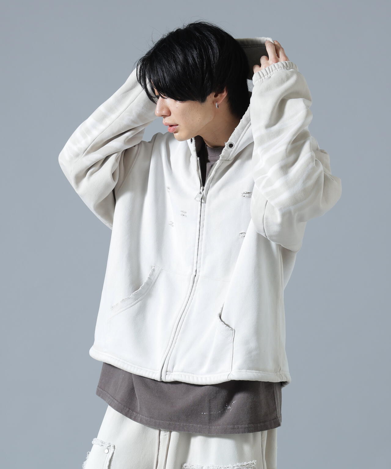 DankeSchon/ダンケシェーン/SULFUR SWEAT THERMAL ZIP HOODIE | L.H.P