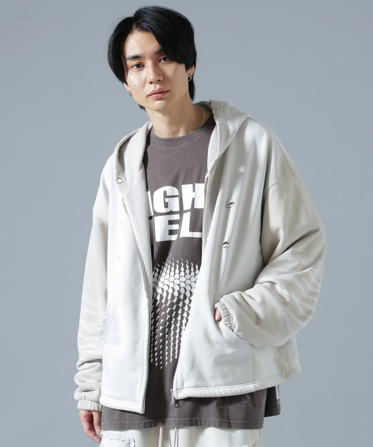 DankeSchon/ダンケシェーン/SULFUR SWEAT THERMAL ZIP HOODIE | L.H.P