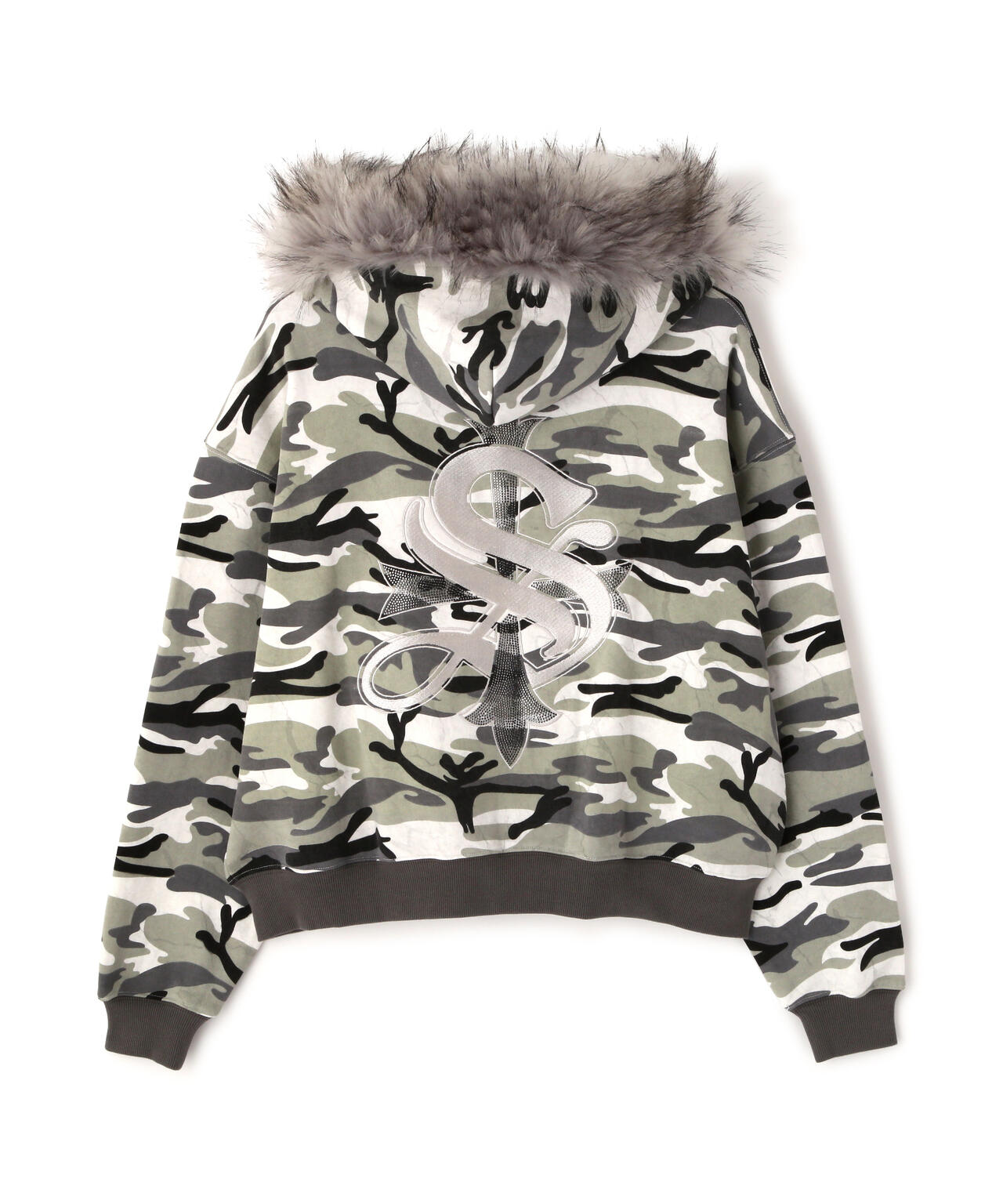 トップス SUPPLIER Faux Fur Cross Zip Hoodie XL SUPPLIER/サプライヤー/FAUX FUR CROSS ZIP HOODIE | L.H.P