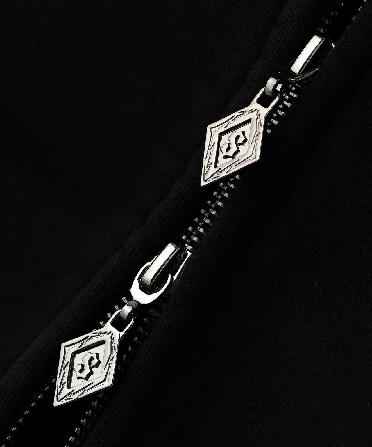 SUPPLIER/サプライヤー/Fire Tribal Leather Patch Zip Hoodie | L.H.P