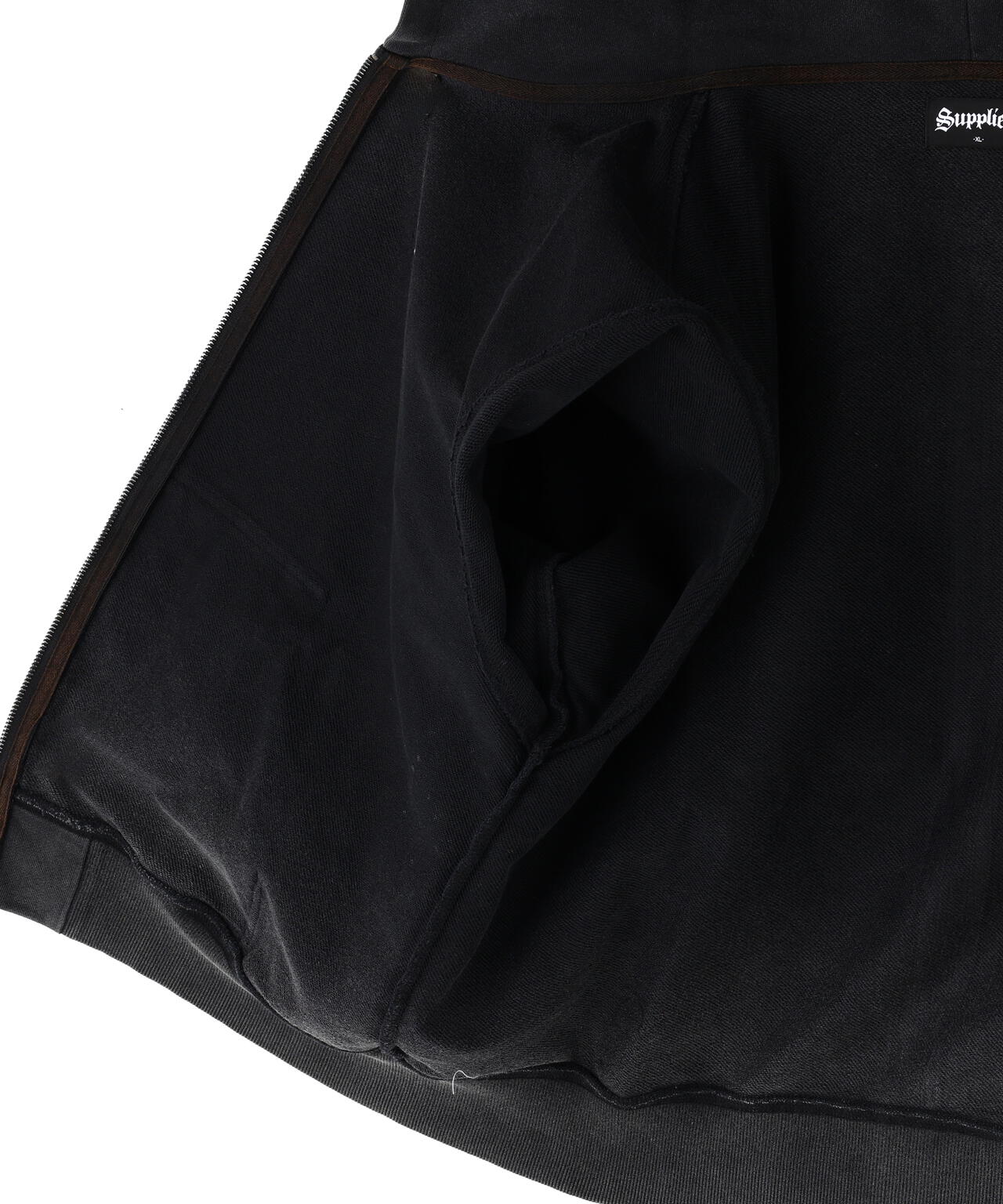 SUPPLIER/サプライヤー/MULTIPLE CROSS  RHINESTONE ZIP HOODIE