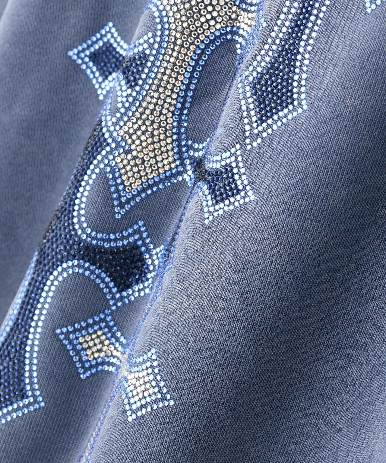 サプライヤー ブルー SUPPLIER/サプライヤー/MULTIPLE CROSS RHINESTONE ZIP HOODIE | L.H.P