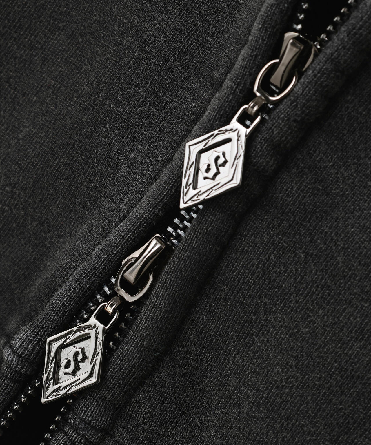 Hinashop様用 SUPPLIER/サプライヤー/DEMON SKULL LEATHER PAT ZIP HOODIE | L.H.P
