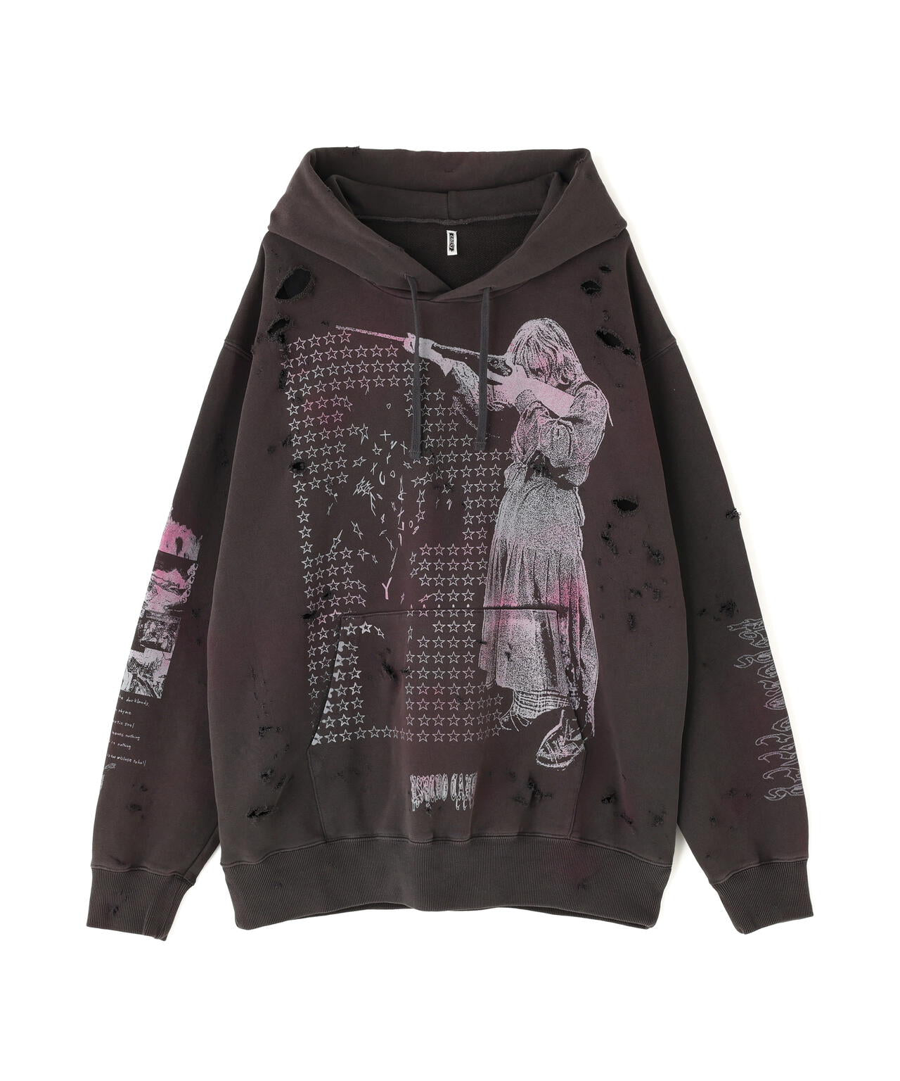 emary/エメリー/Damaged Psycho candy hoodie | L.H.P（エルエイチピー