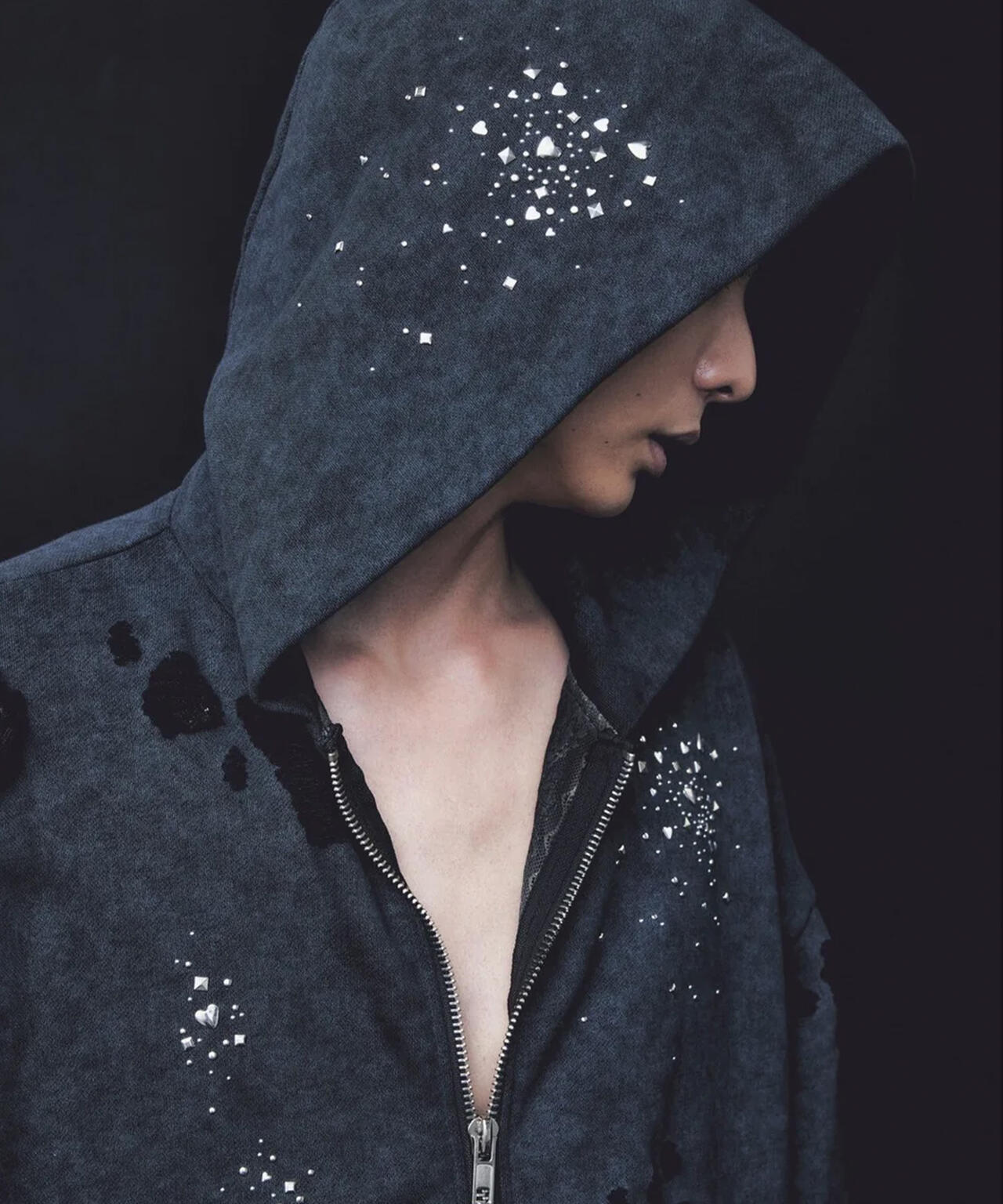 neith./ネイス/Meteor Crush Hoodie(Black) | L.H.P（エルエイチピー