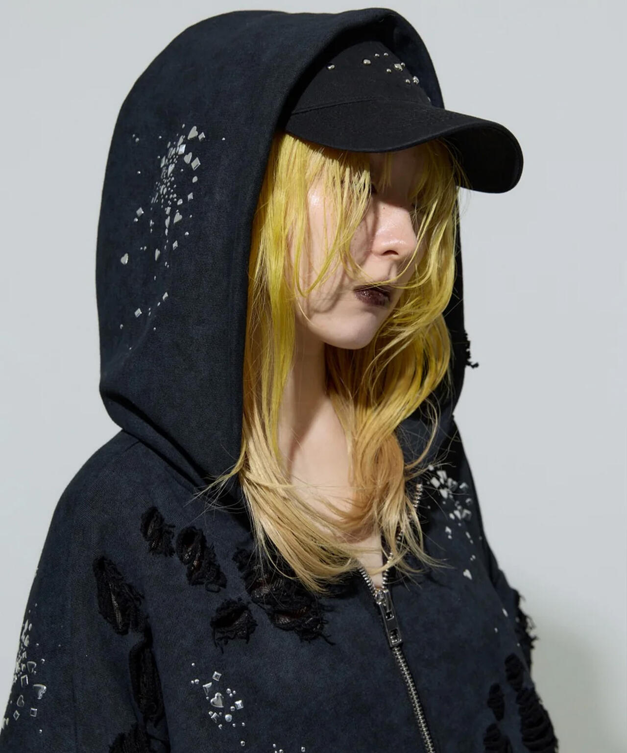 neith./ネイス/Meteor Crush Hoodie(Black) | L.H.P（エルエイチピー