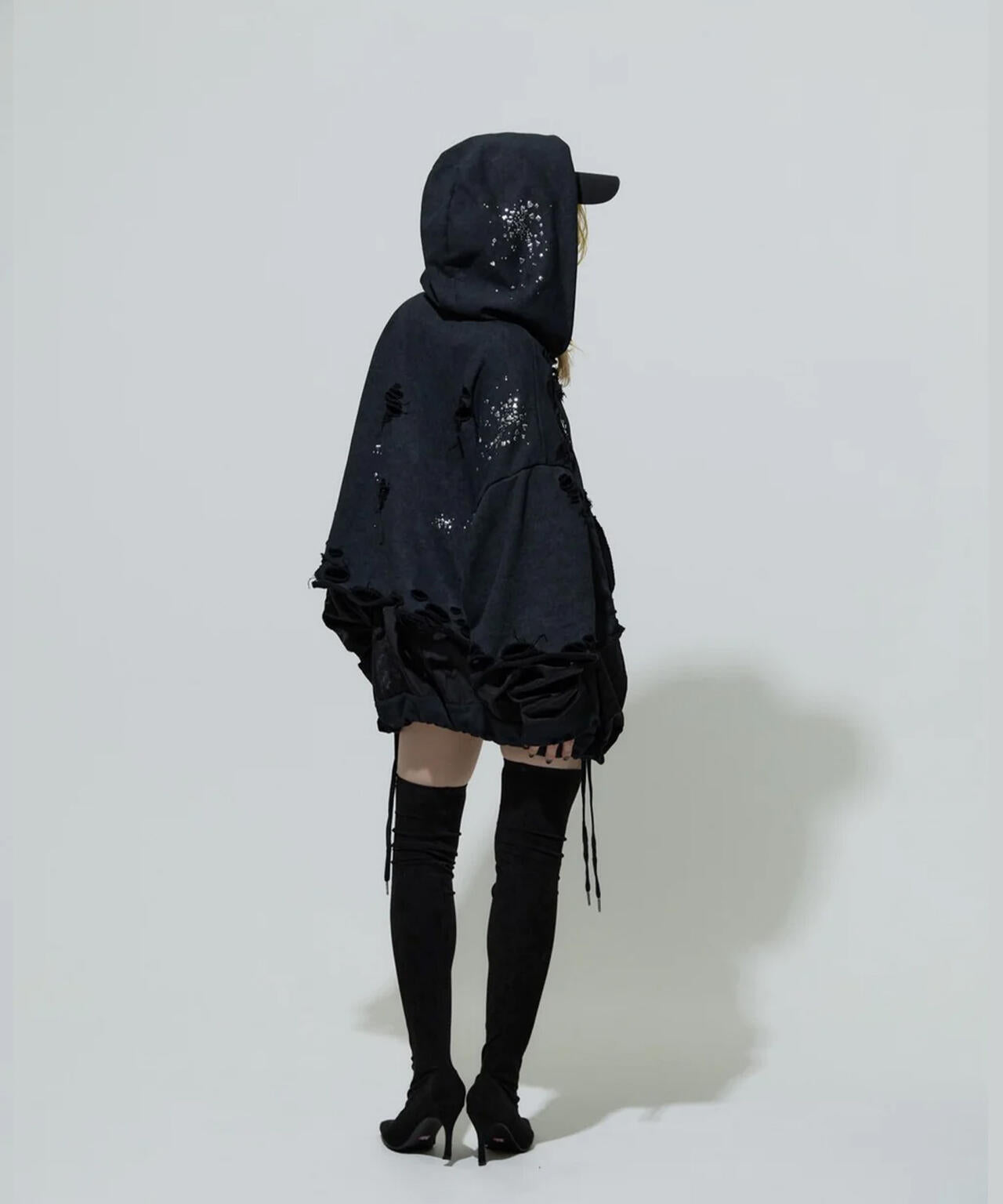 neith. Meteor Crush Hoodie(Black) neith.】Meteor Crush Hoodie