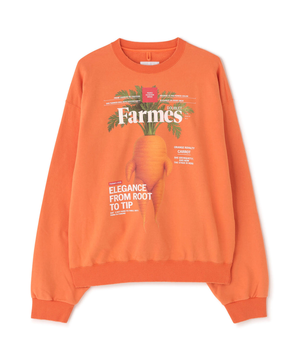 doublet/ダブレット/FARMES MAGAZINE COVER SWEAT SHIRT | L.H.P 