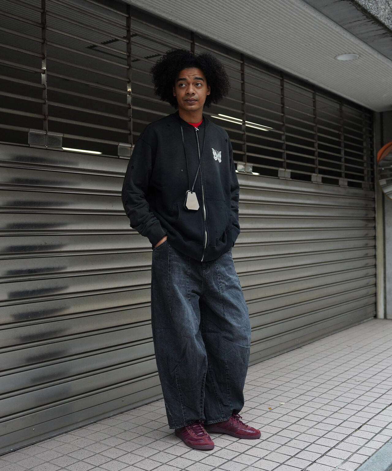 NEEDLES/ニードルズ/DECONSTRUCTED ZIPPED SWEAT | L.H.P