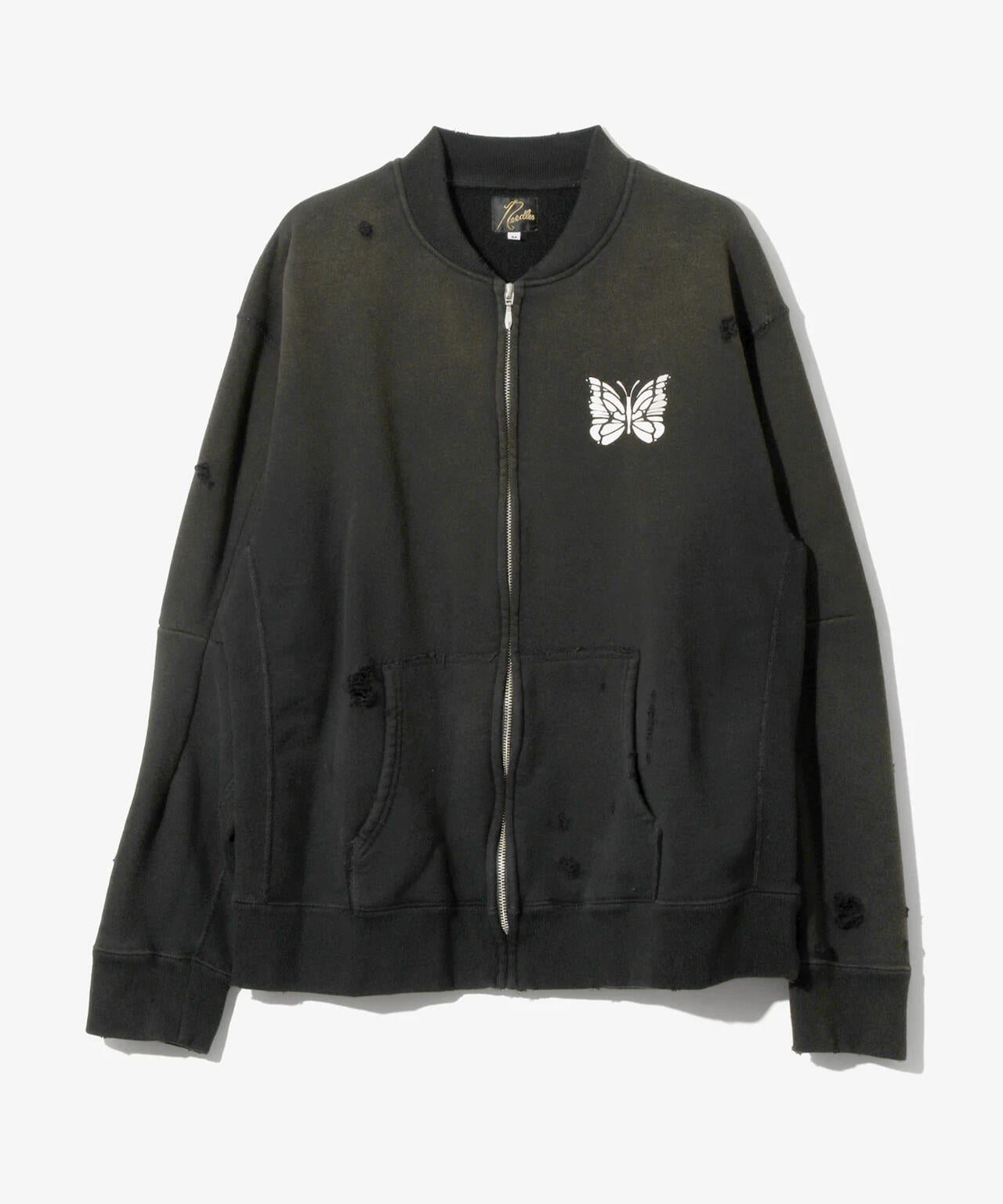 NEEDLES/ニードルズ/DECONSTRUCTED ZIPPED SWEAT | L.H.P