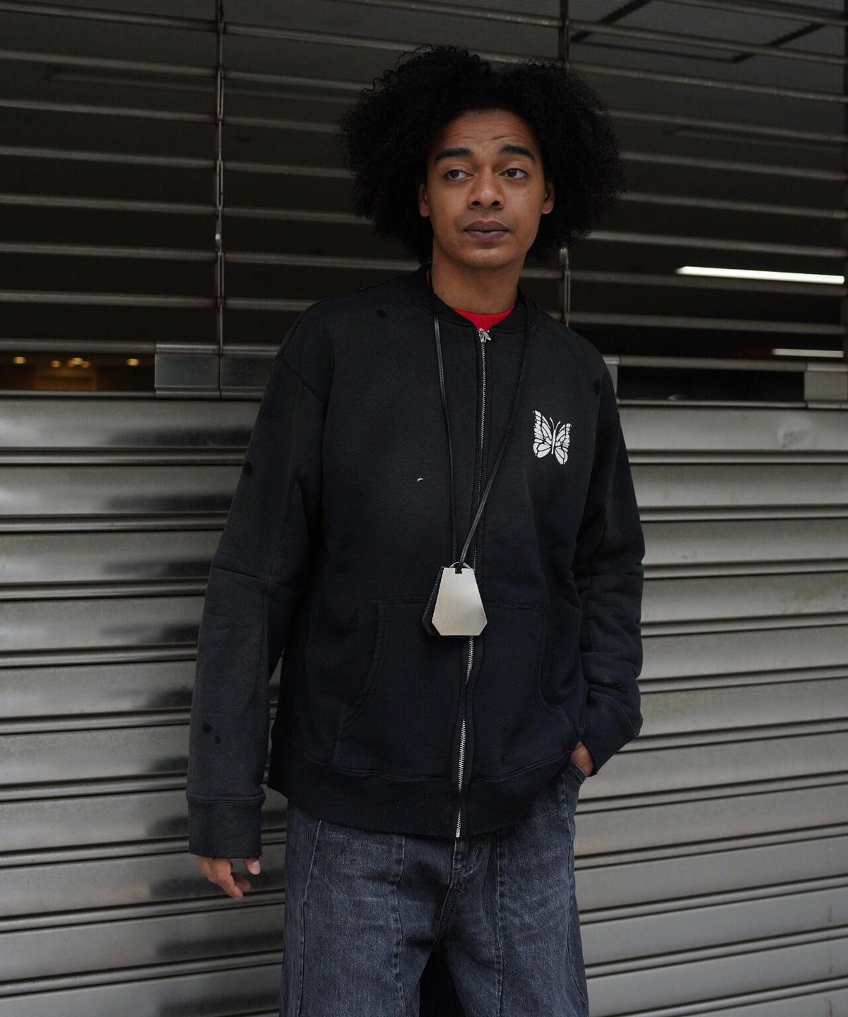 NEEDLES/ニードルズ/DECONSTRUCTED ZIPPED SWEAT | L.H.P 