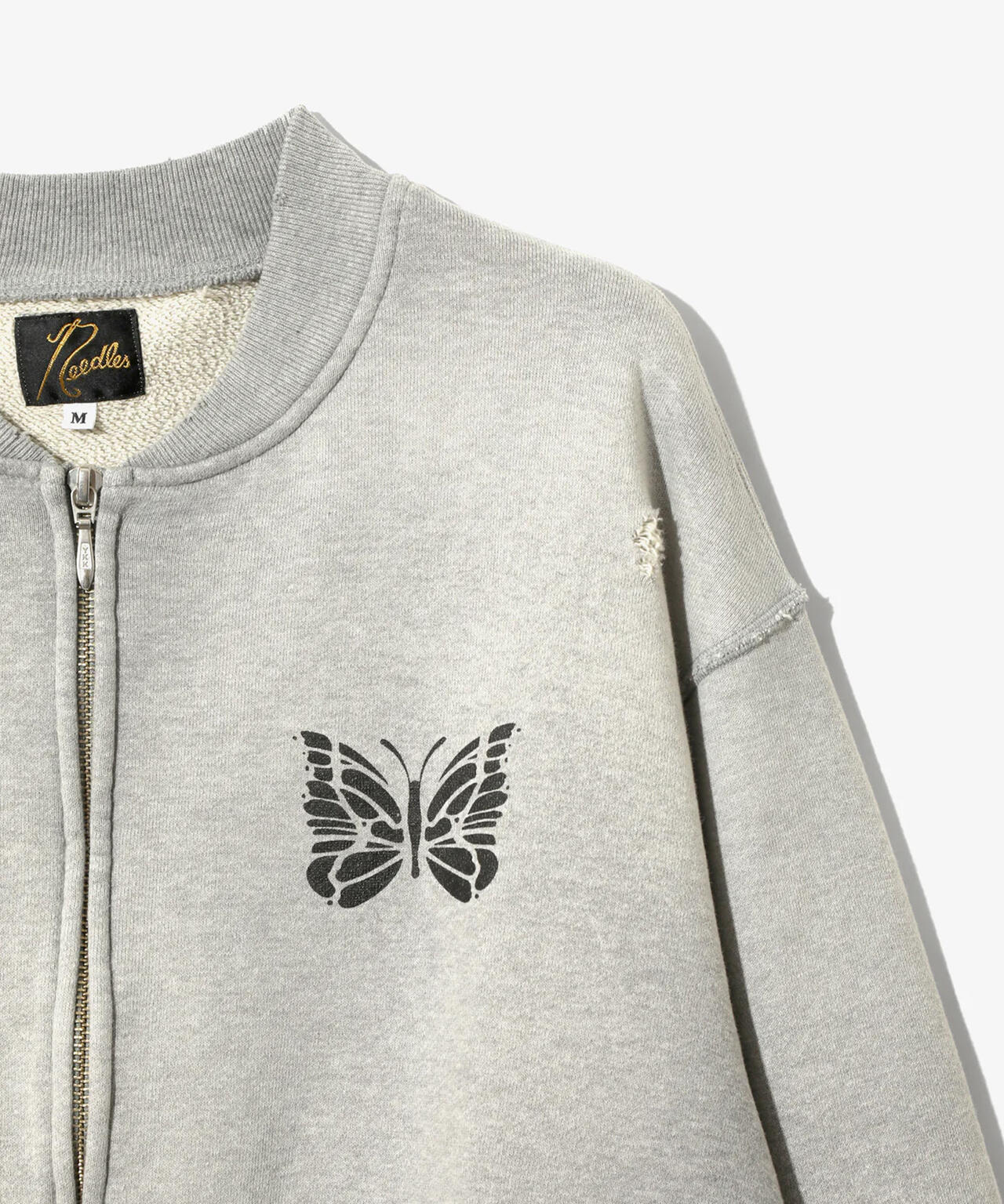 NEEDLES/ニードルズ/DECONSTRUCTED ZIPPED SWEAT | L.H.P