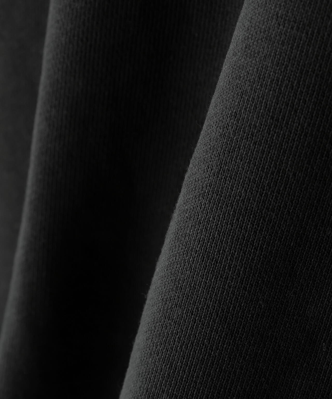 DankeSchon/ダンケシェーン/CUT FRINGE SWEAT CREWNECK BLACK