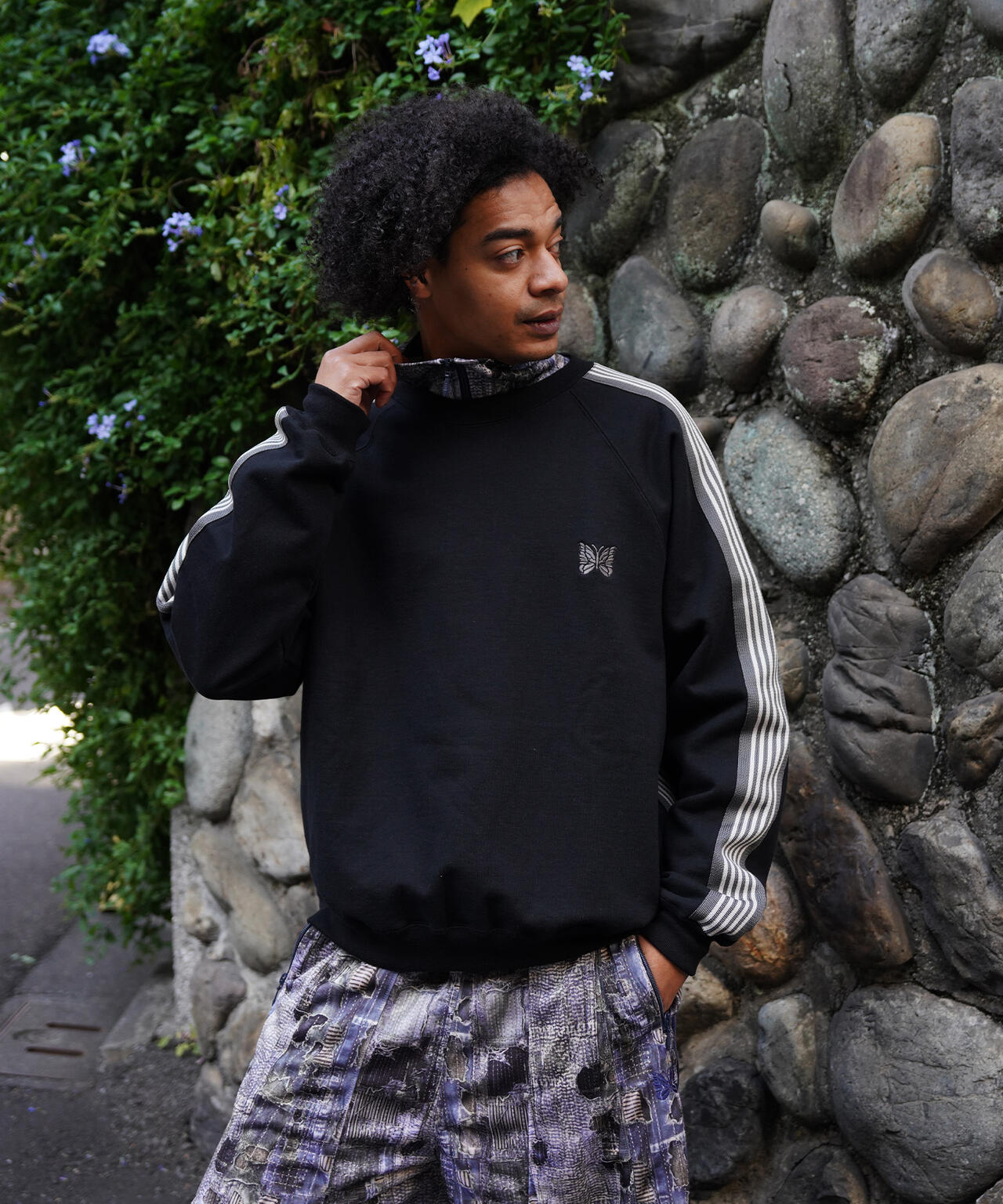 NEEDLES/ニードルズ/【LHP EXCLUSIVE】TRACK CREW NECK - COTTON JERSEY