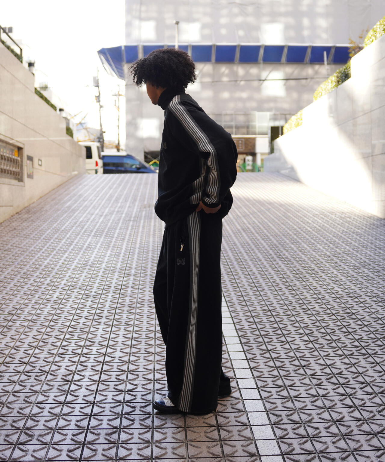 NEEDLES/ニードルズ/【LHP EXCLUSIVE】TRACK CREW NECK - COTTON