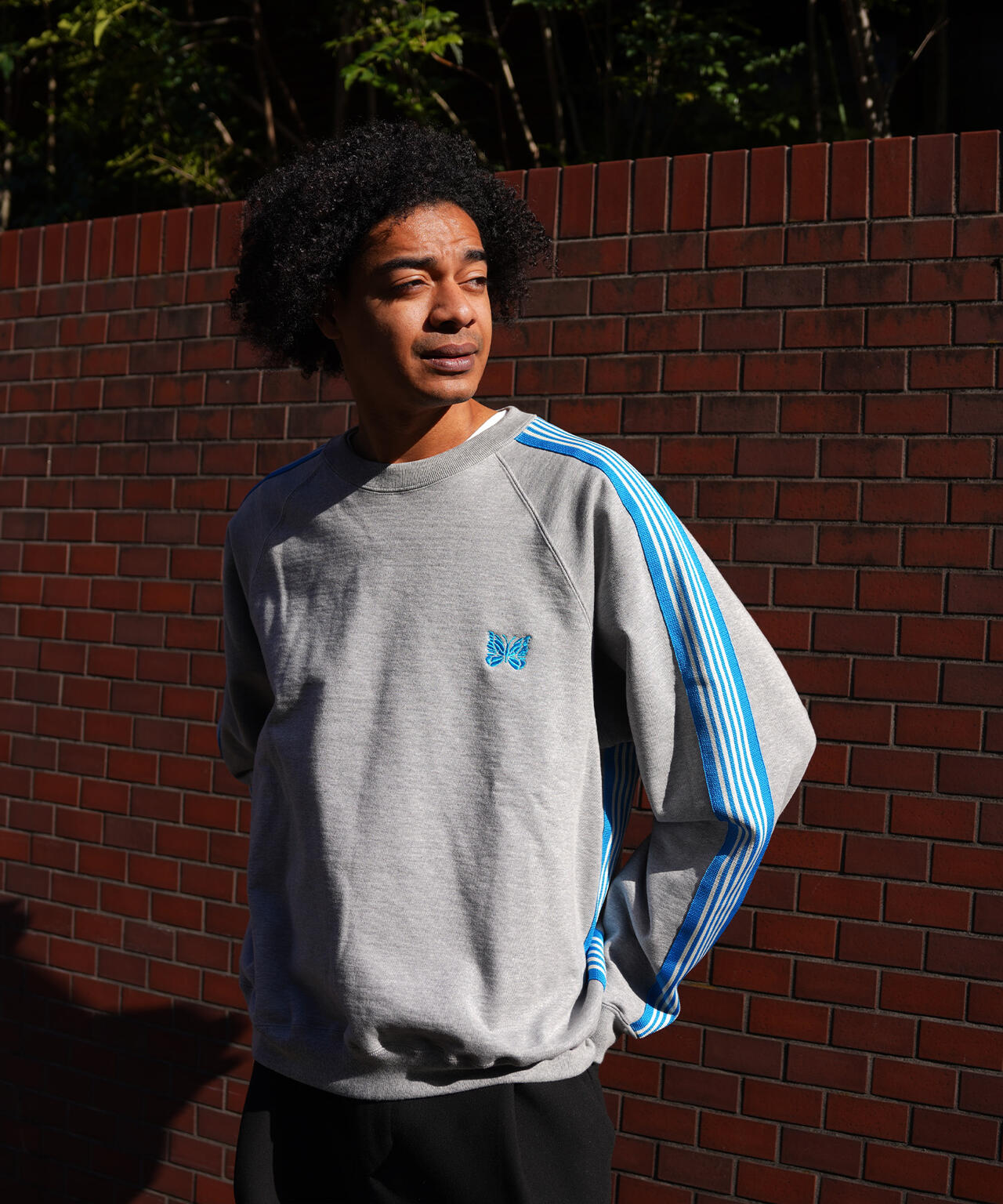 NEEDLES/ニードルズ/【LHP EXCLUSIVE】TRACK CREW NECK - COTTON JERSEY