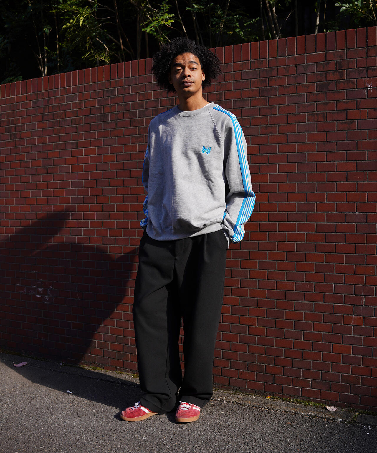 NEEDLES/ニードルズ/【LHP EXCLUSIVE】TRACK CREW NECK - COTTON JERSEY