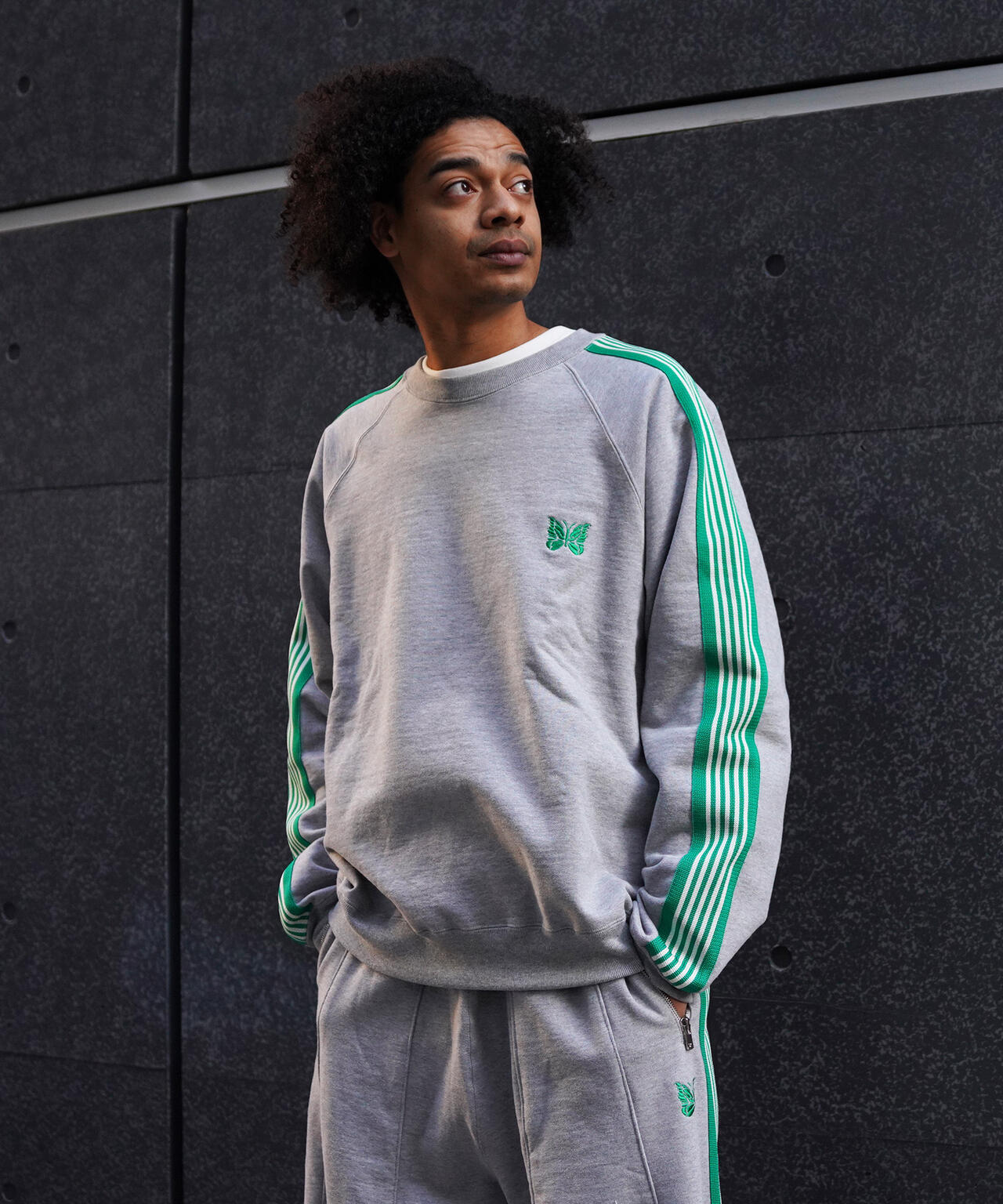 NEEDLES/ニードルズ/【LHP EXCLUSIVE】TRACK CREW NECK - COTTON JERSEY