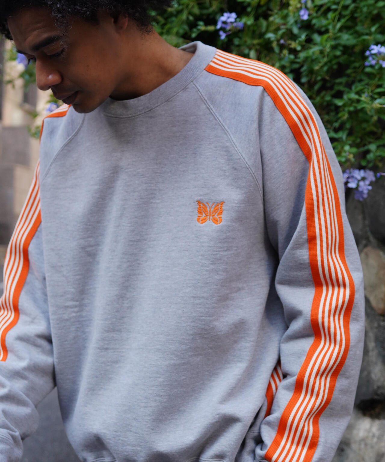NEEDLES/ニードルズ/【LHP EXCLUSIVE】TRACK CREW NECK - COTTON JERSEY