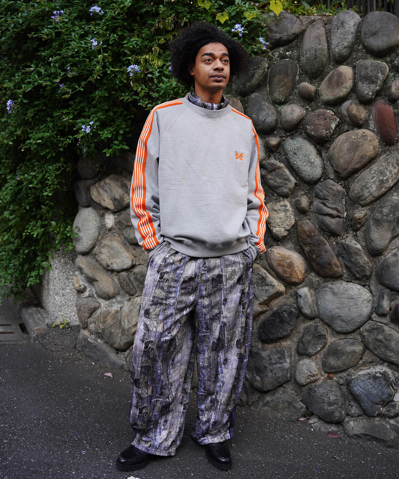 NEEDLES/ニードルズ/【LHP EXCLUSIVE】TRACK CREW NECK - COTTON JERSEY