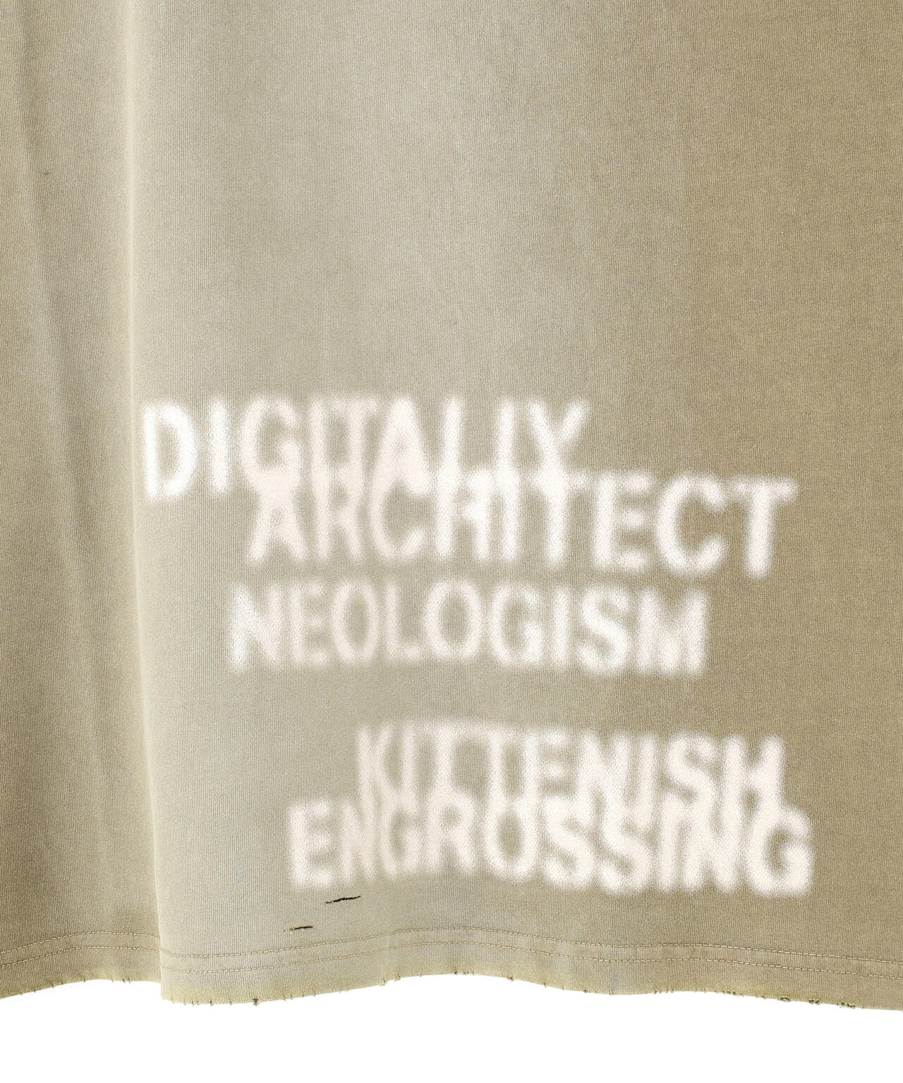 たんたん様ご注文品 DankeSchon/ダンケシェーン/PIGMENT STENCIL S/S TEE | L.H.P
