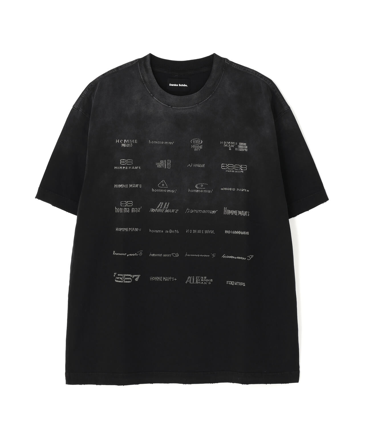 【WEB&DEPOT限定】DankeSchon/ダンケシェーン/NULTI LOGO S/S T-SHIRTS