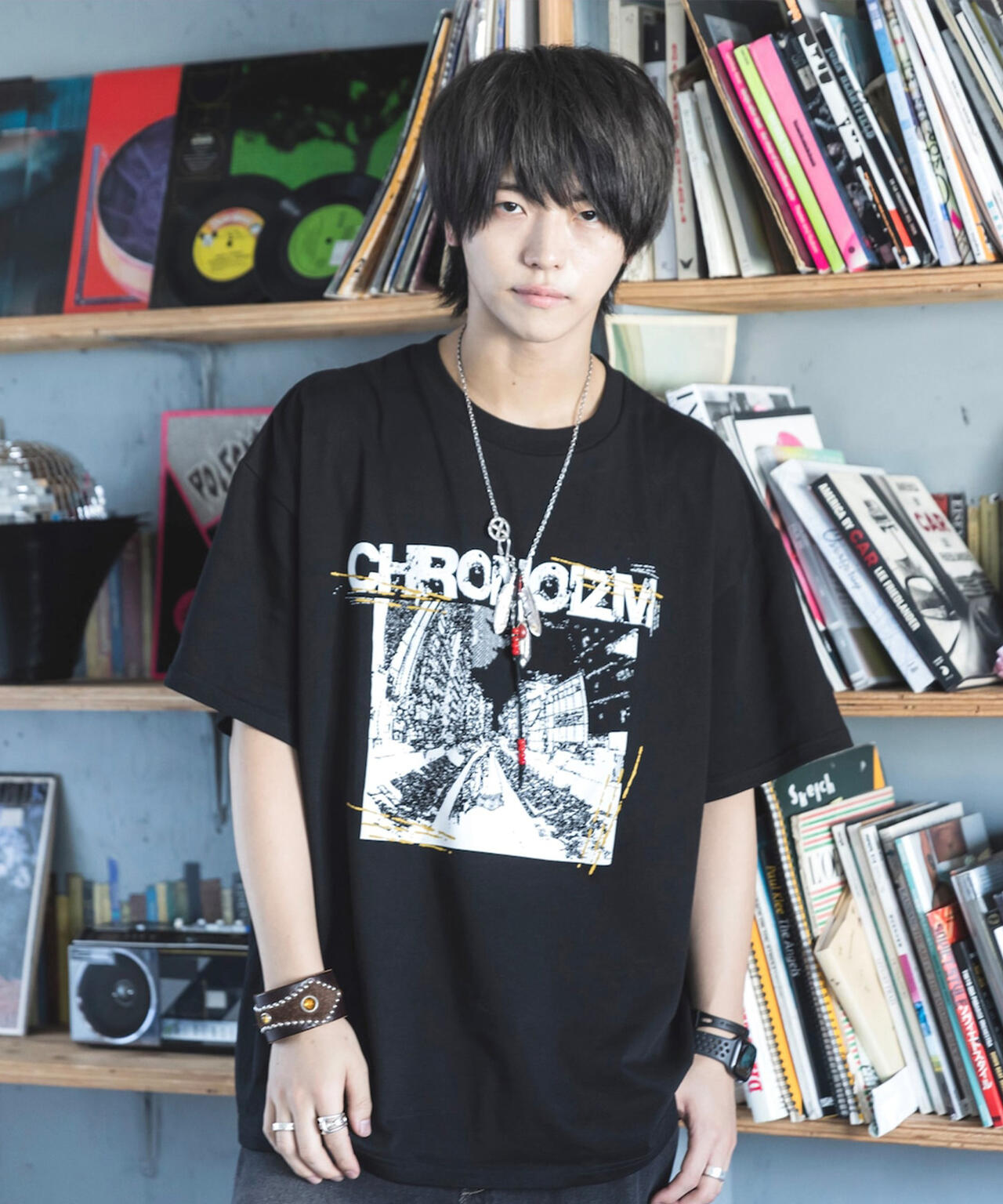CHRONOIZM ポップアップ限定Tシャツ XLサイズ CHRONOIZM/クロノイズム/PHOTO T-shirt | L.H.P（エルエイチピー