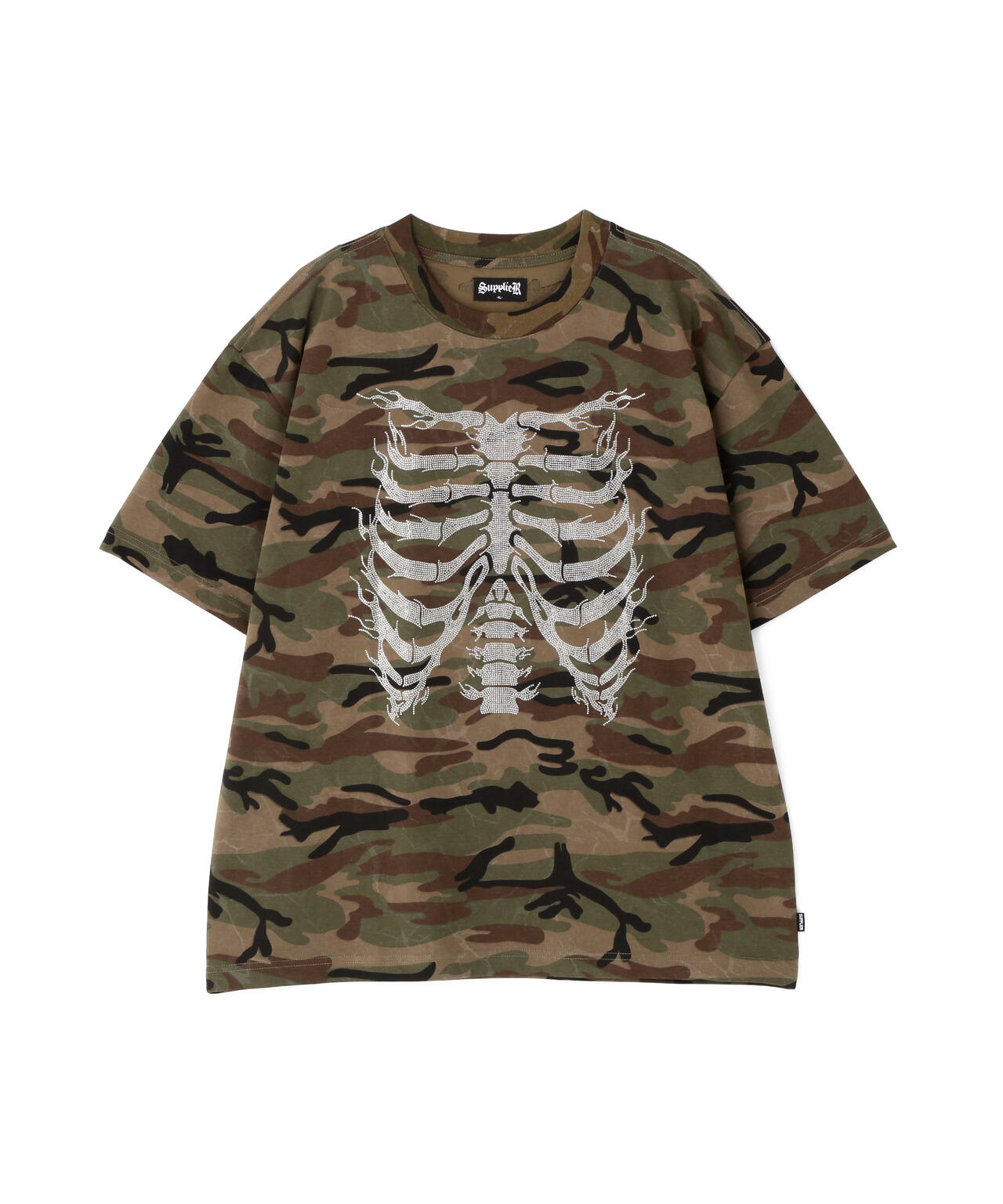 SUPPLIER/サプライヤー/RhineStone Fire Bones Tee