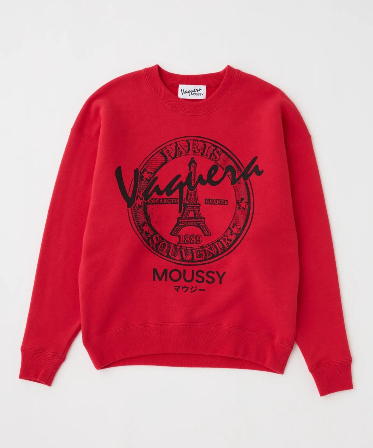 VAQUERA×MOUSSY/ヴァケラ×マウジー/VQ OVERSIZED SWEATSHIRT