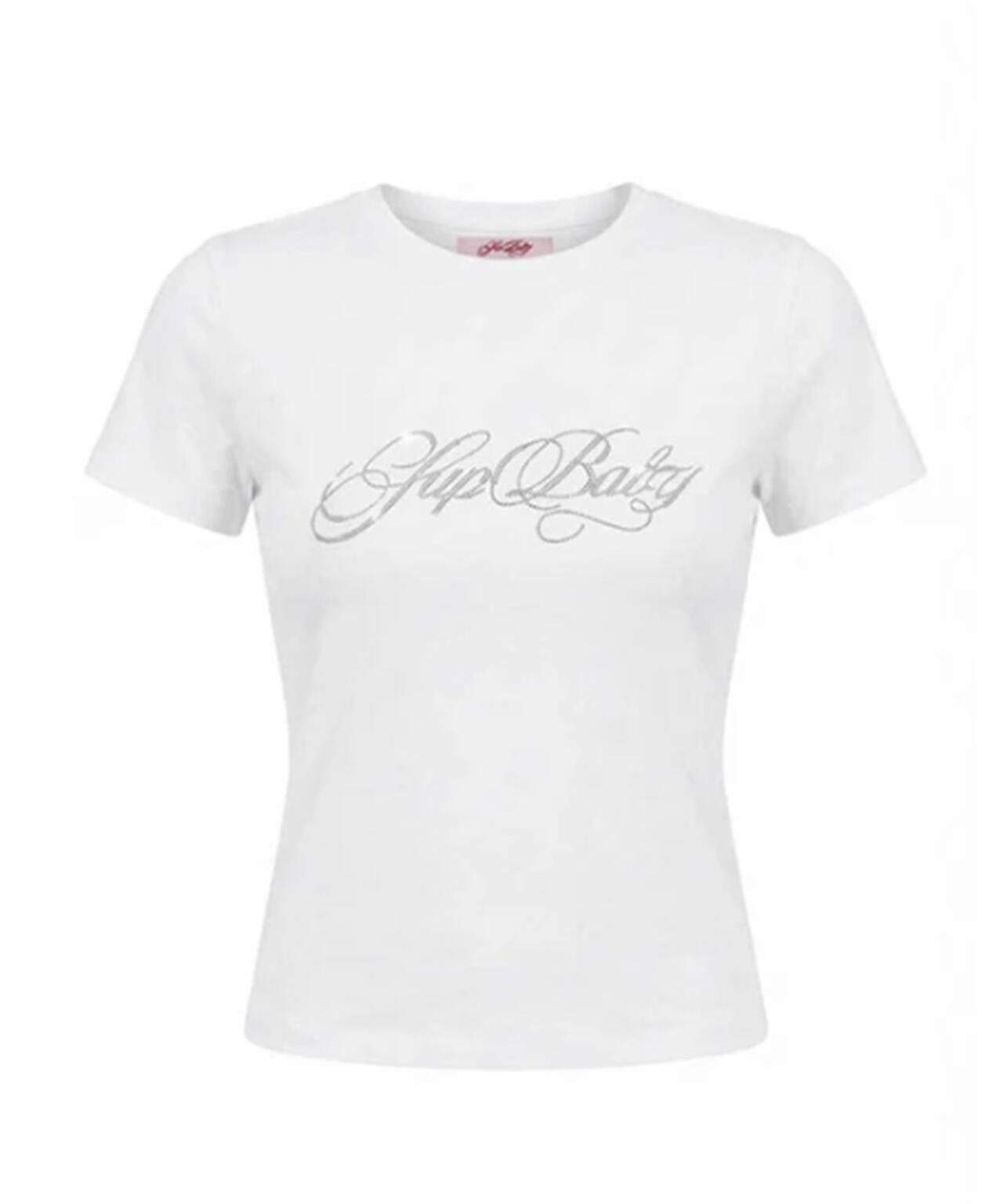 SupBaby by SUPPLIER サプライヤー Tシャツ ホワイト SupBaby by SUPPLIER/サプベビー バイ サプライヤー/Rhinestone Baby