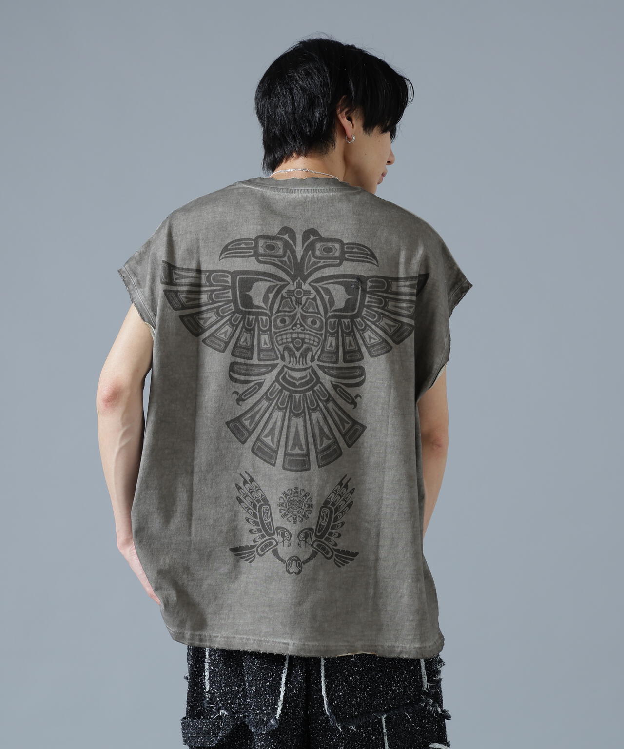 DankeSchon/SPRAY BURN NOSLEEVE REDHOT | L.H.P（エルエイチピー