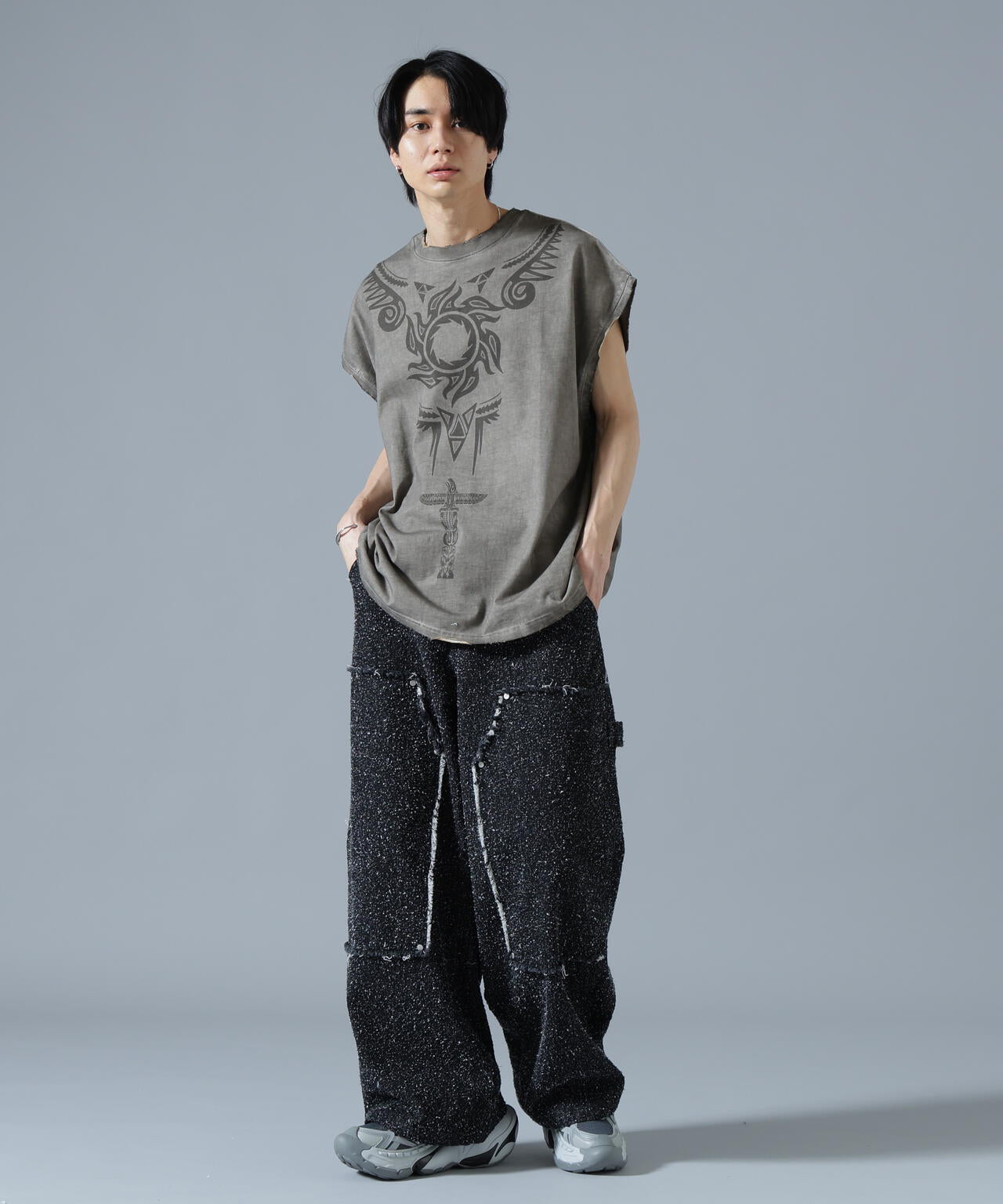 DankeSchon/SPRAY BURN NOSLEEVE REDHOT | L.H.P（エルエイチピー