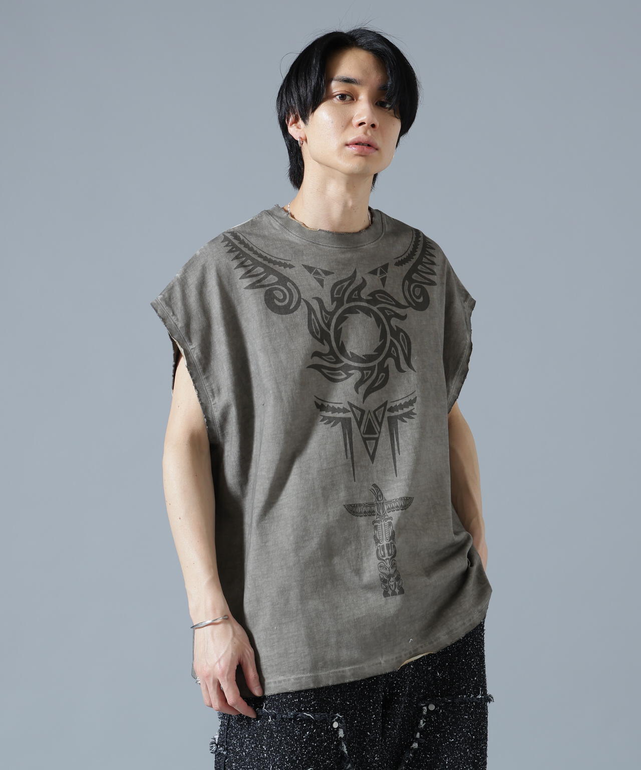 DankeSchon/SPRAY BURN NOSLEEVE REDHOT | L.H.P（エルエイチピー