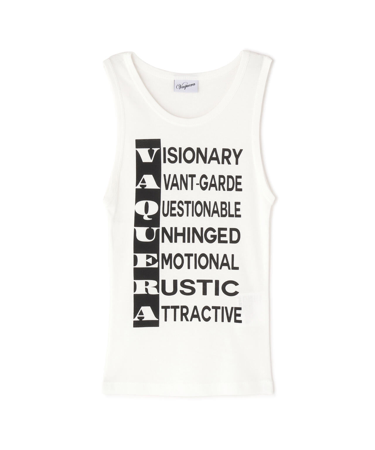 VAQUERA/ヴァケラ/WOMEN ANAGRAM TANK TOP | L.H.P（エルエイチピー