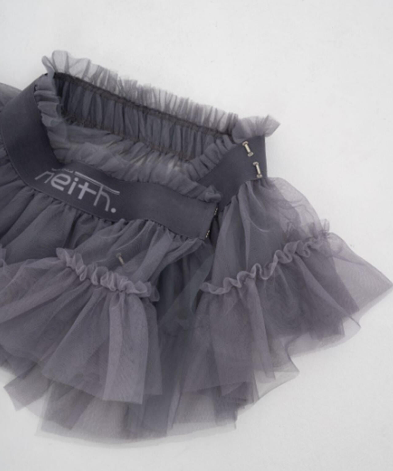 neith./ネイス/Multi Tulle Top(Gray) | L.H.P（エルエイチピー