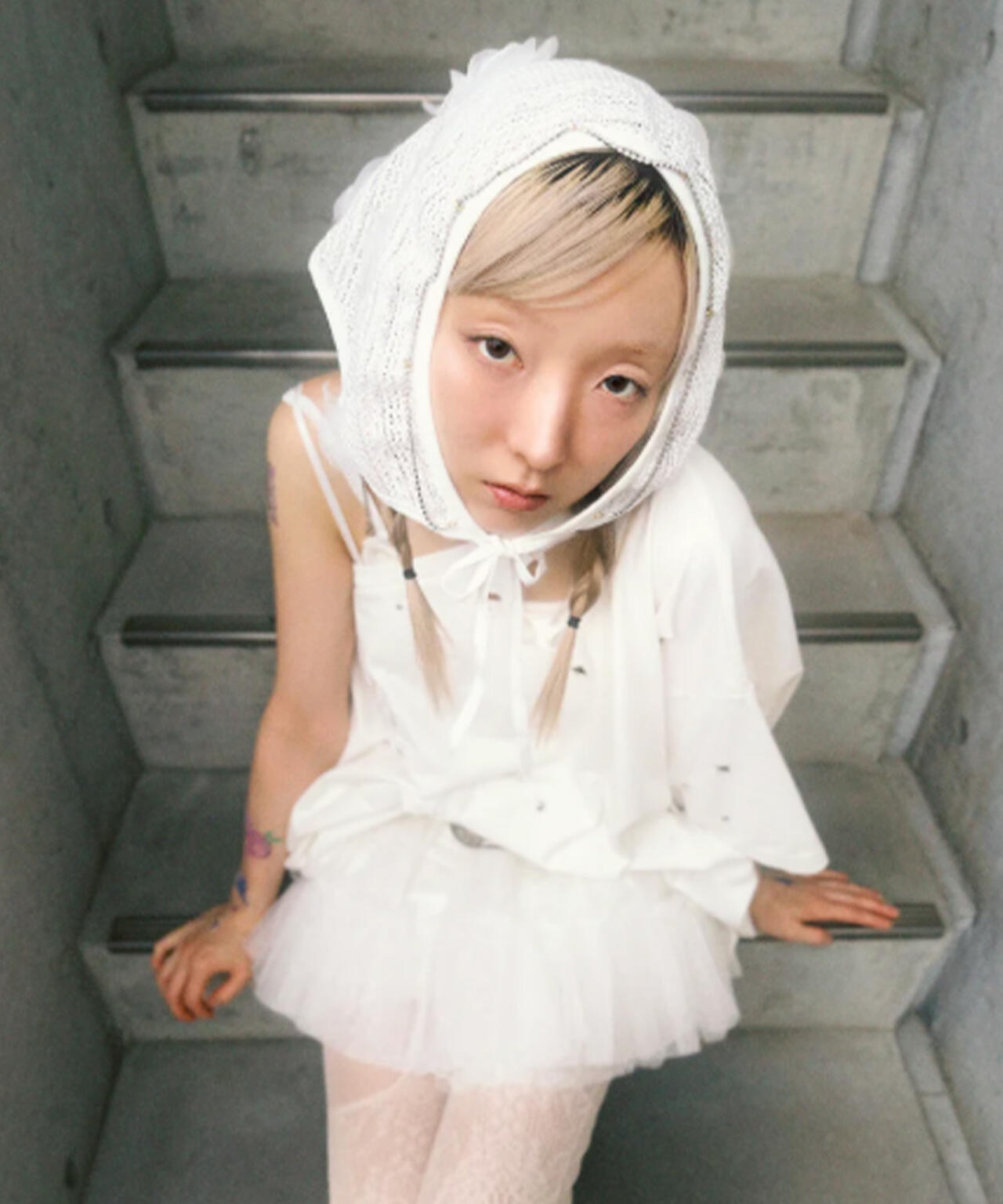 neith./ネイス/Multi Tulle Top(Lace White) | L.H.P（エルエイチピー