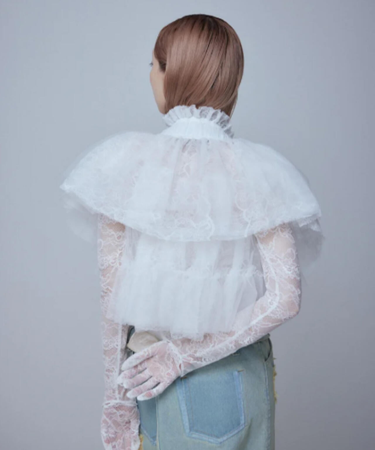 neith./ネイス/Multi Tulle Top(Lace White) | L.H.P（エルエイチピー