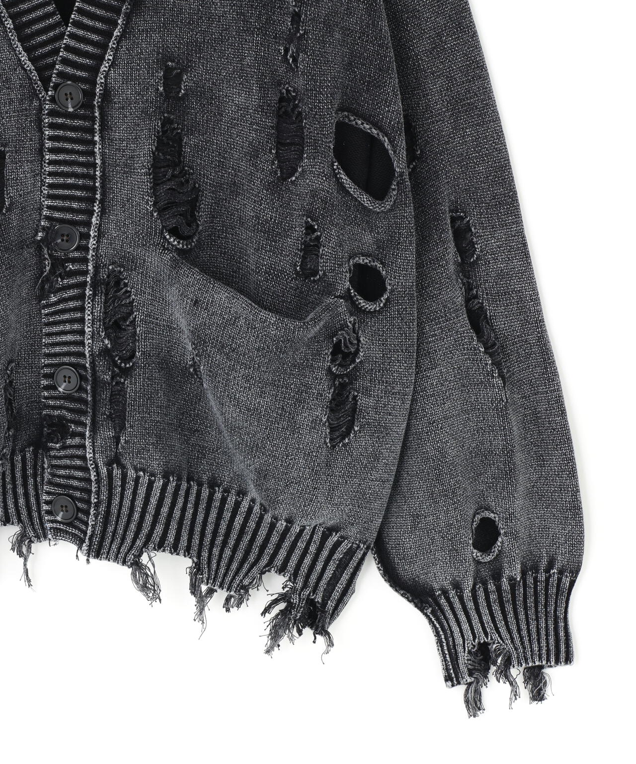 DankeSchon/ダンケシェーン/ACID WASH TENJIKU CARDIGAN