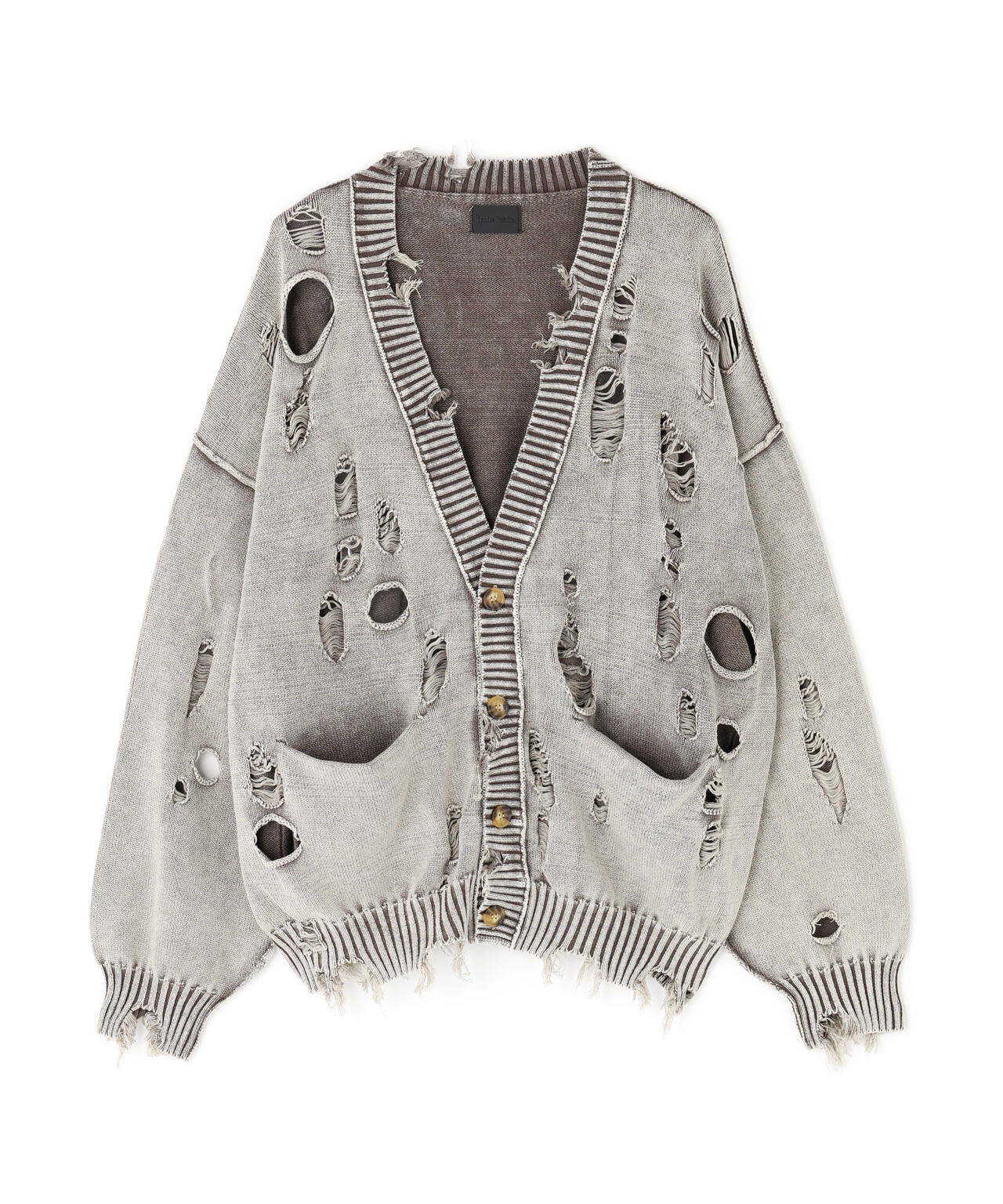 DankeSchon/ダンケシェーン/ACID WASH TENJIKU CARDIGAN | L.H.P