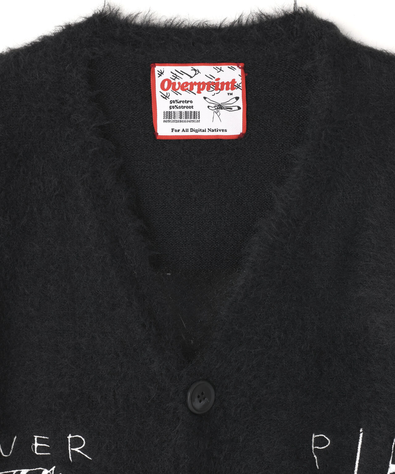 overprint/オーバープリント/PINC NOISE MOHAIR CARDIGAN