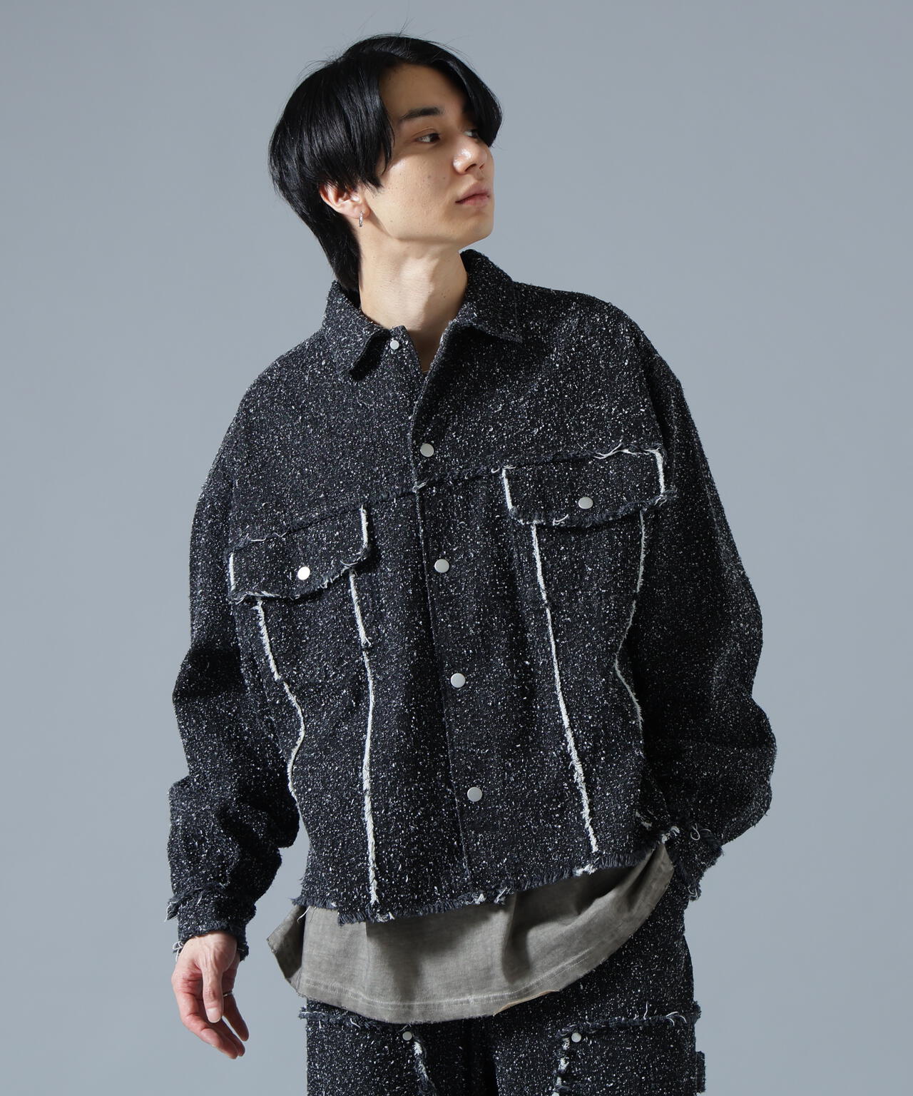 DankeSchon/ダンケシェーン/NEEDLEPUNCH DENIM 3RD JACKET | L.H.P