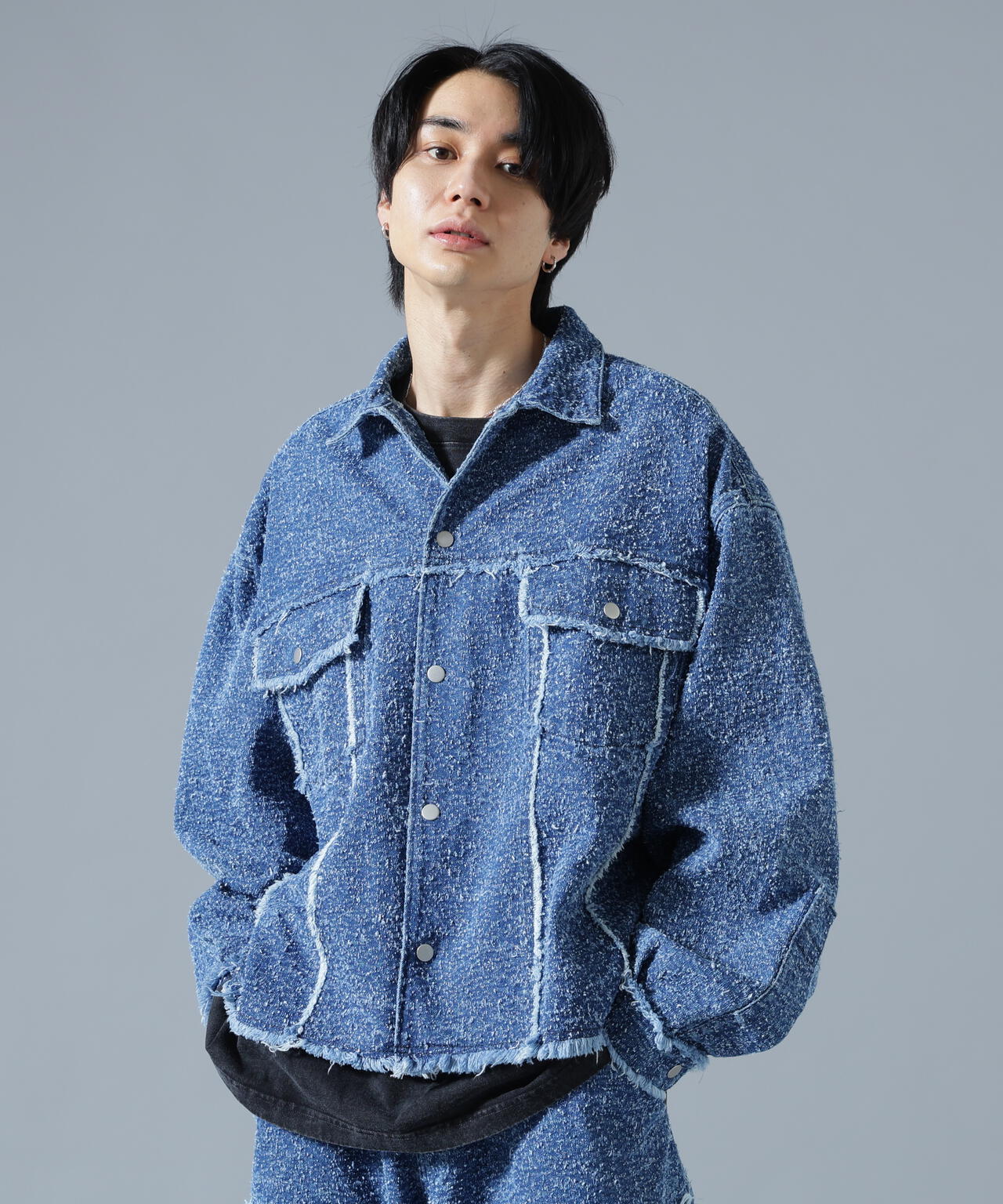DankeSchon/ダンケシェーン/NEEDLEPUNCH DENIM 3RD JACKET | L.H.P