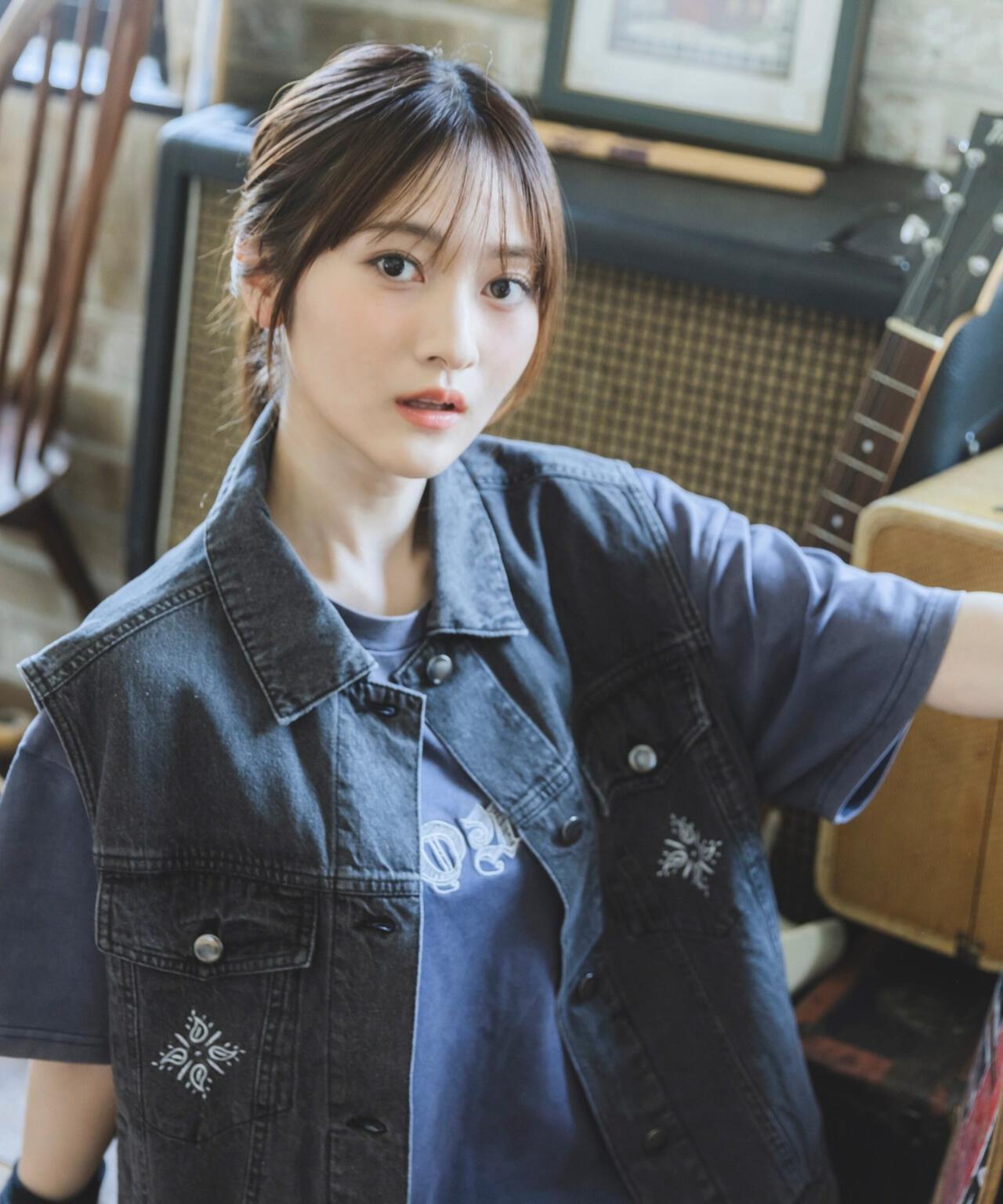 ミュージシャン CHRONOIZM DENIM BLOUSON CHRONOIZM/クロノイズム/DENIM VEST | L.H.P（エルエイチピー