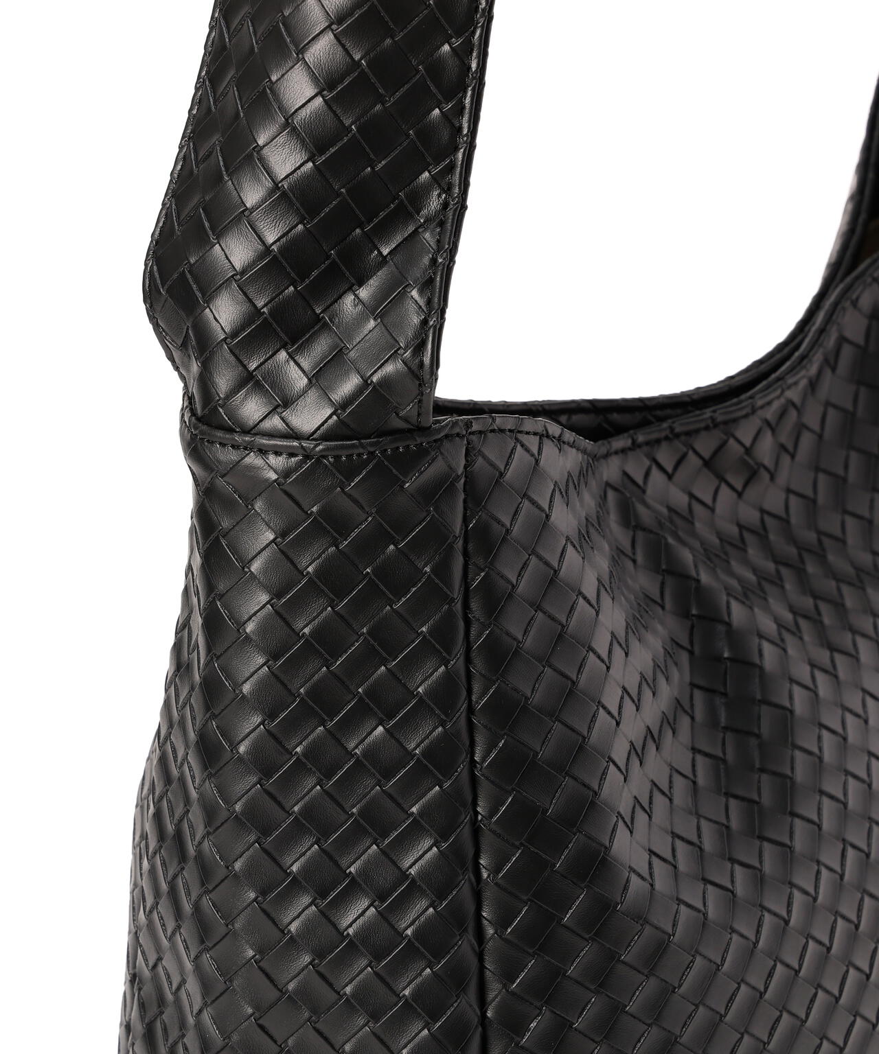 DankeSchon/ダンケシェーン/FAUX LEATHER WOVEN BAG | L.H.P