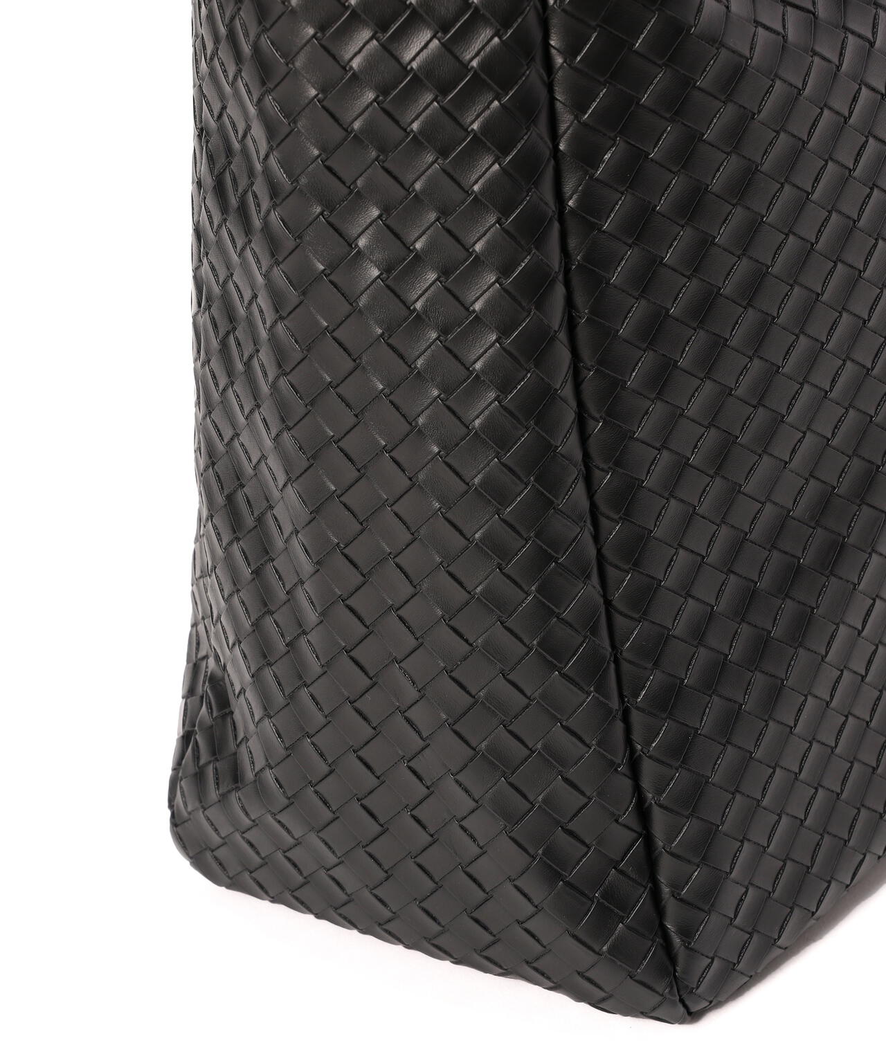 DankeSchon/ダンケシェーン/FAUX LEATHER WOVEN BAG | L.H.P