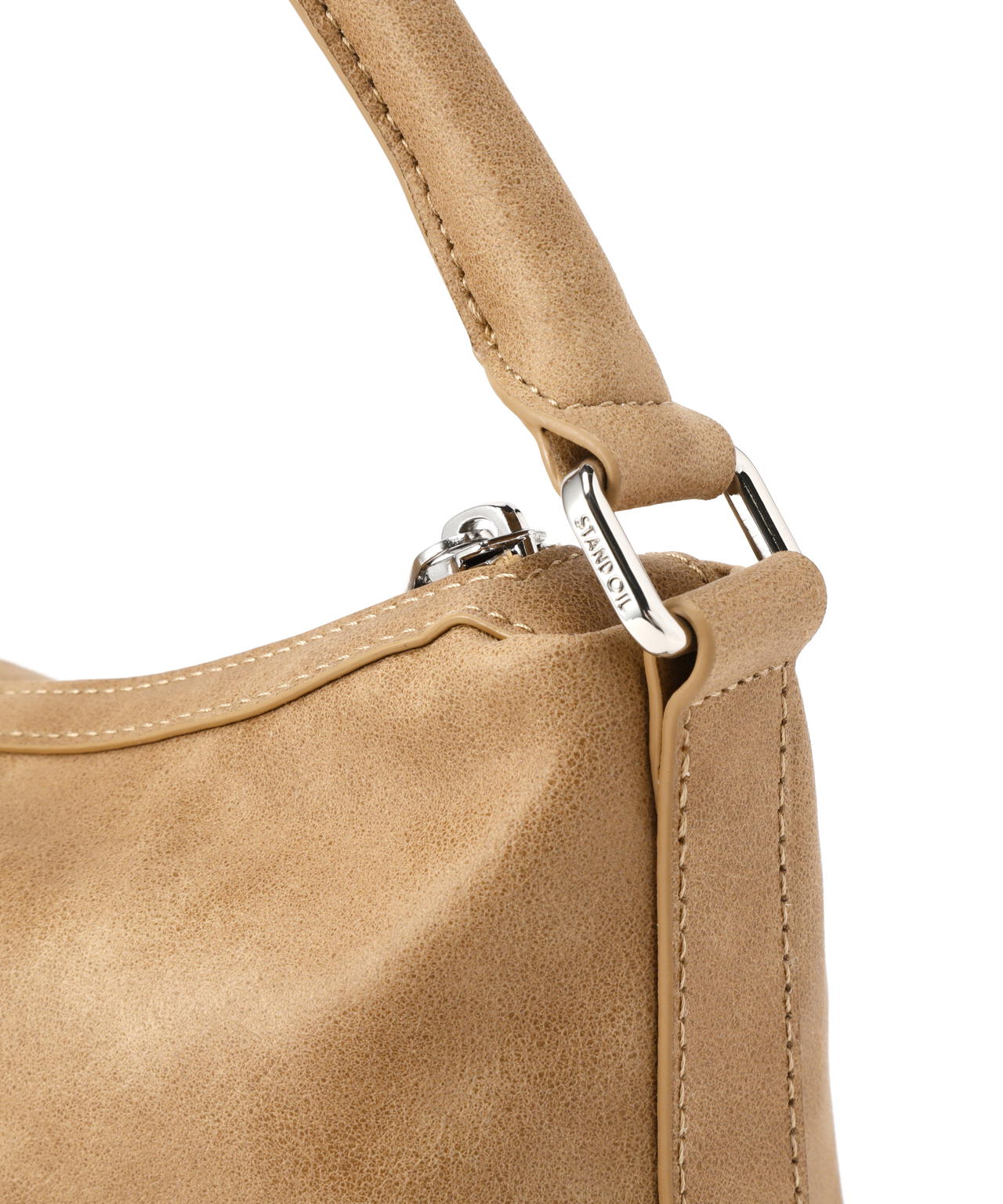 スタンドオイル stand oil ベージュ スエード マッシュバッグ STAND OIL/スタンドオイル/Mushy Bag | L.H.P（エルエイチピー
